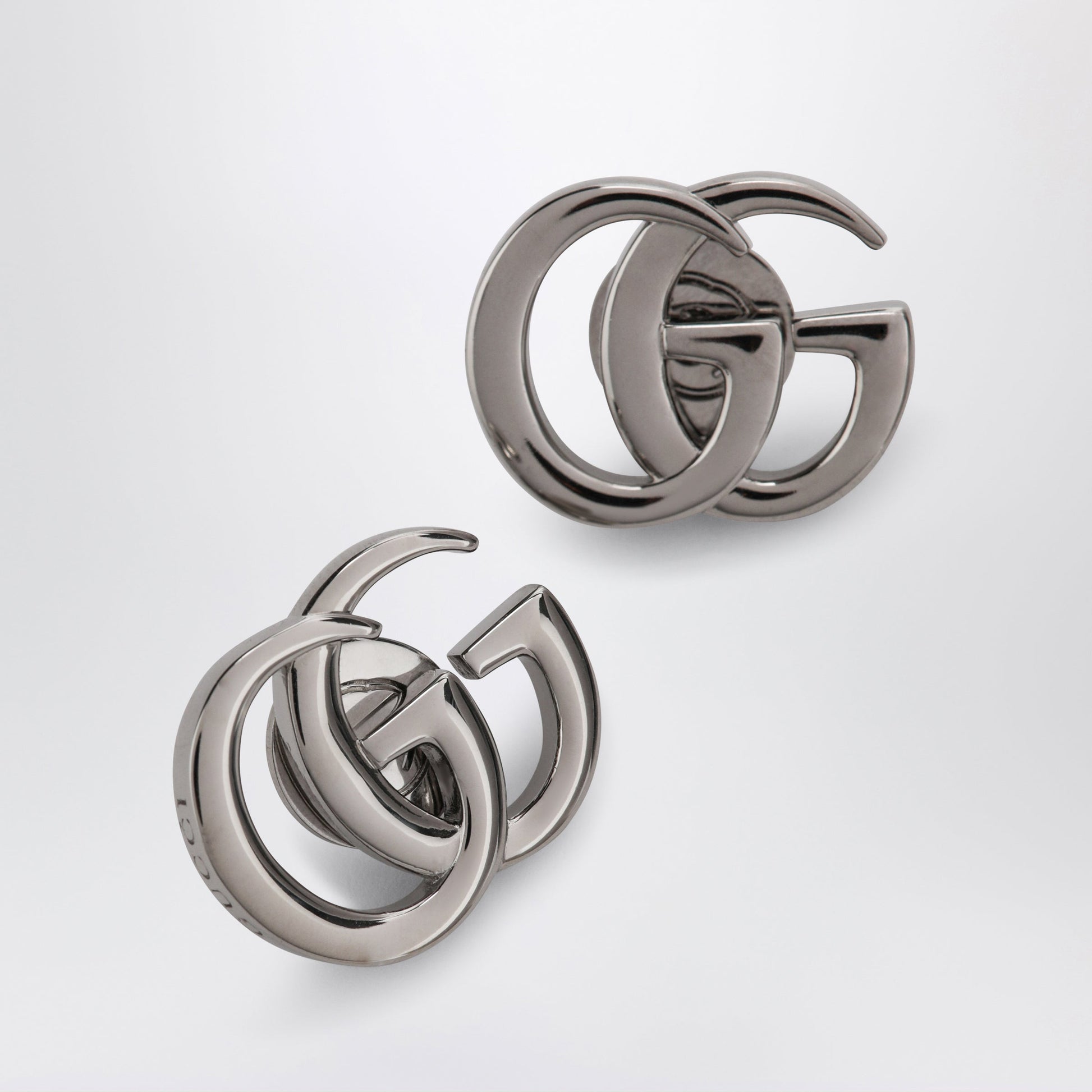 Gucci Silver-Tone Gg Marmont Brass Earrings Women GUCCI