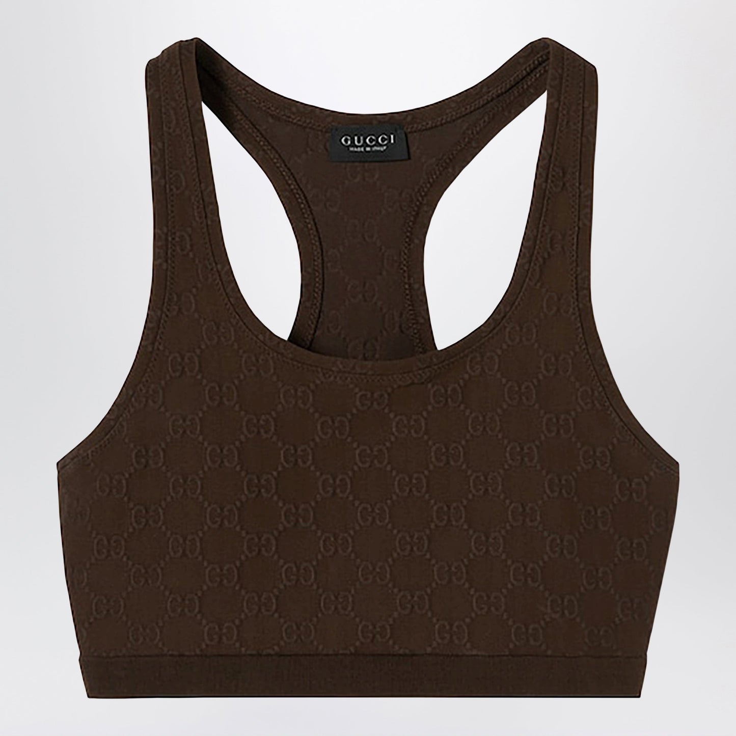Gucci Gg Jacquard Jersey Top Women GUCCI