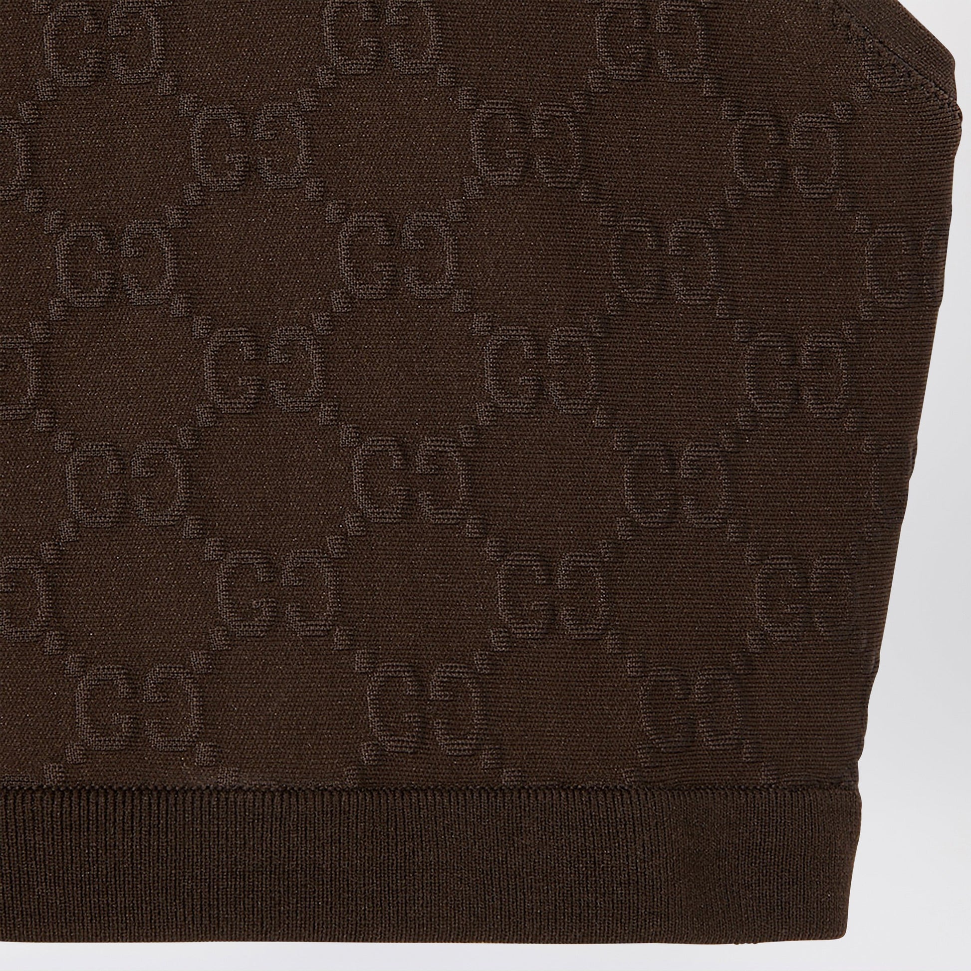 Gucci Gg Jacquard Jersey Top Women GUCCI