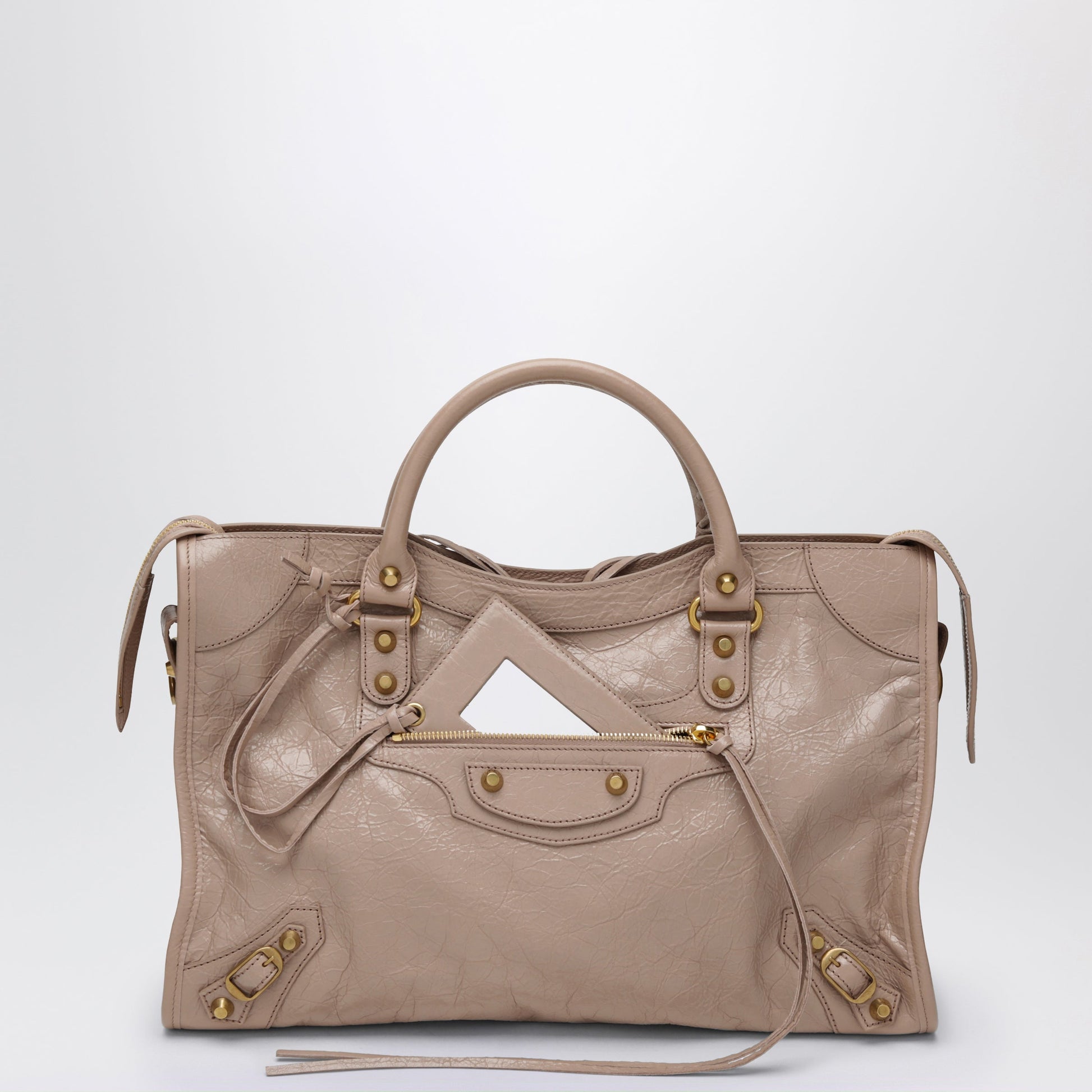 Balenciaga Le City Medium Handbag In Blush Leather Women BALENCIAGA
