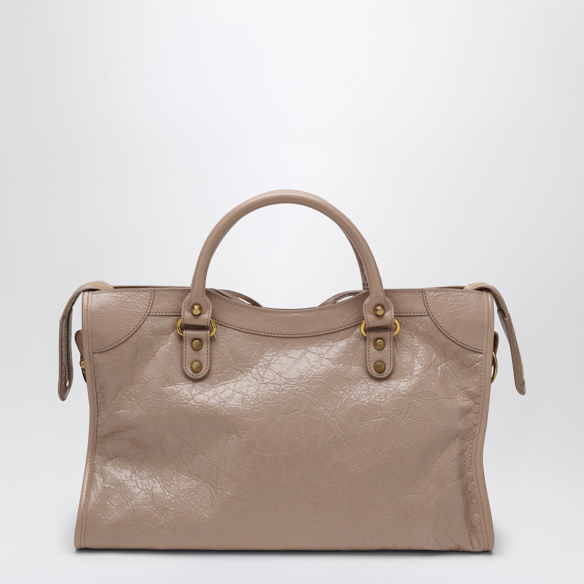 Balenciaga Le City Medium Handbag In Blush Leather Women BALENCIAGA