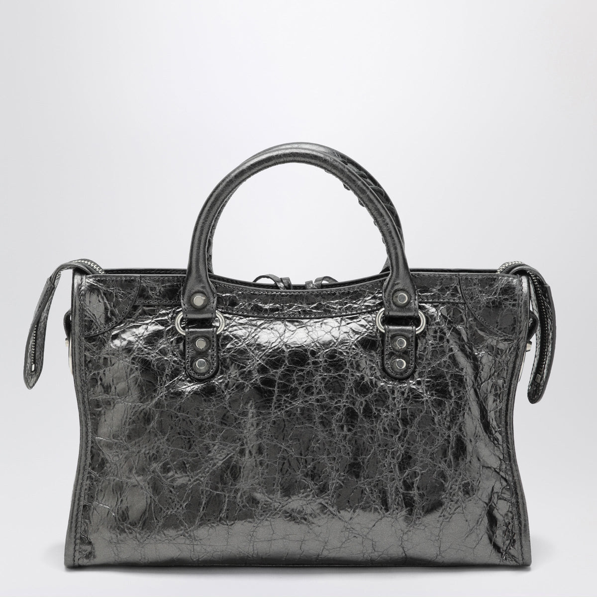 Balenciaga Small Le City Bag In Metallic Leather Women BALENCIAGA