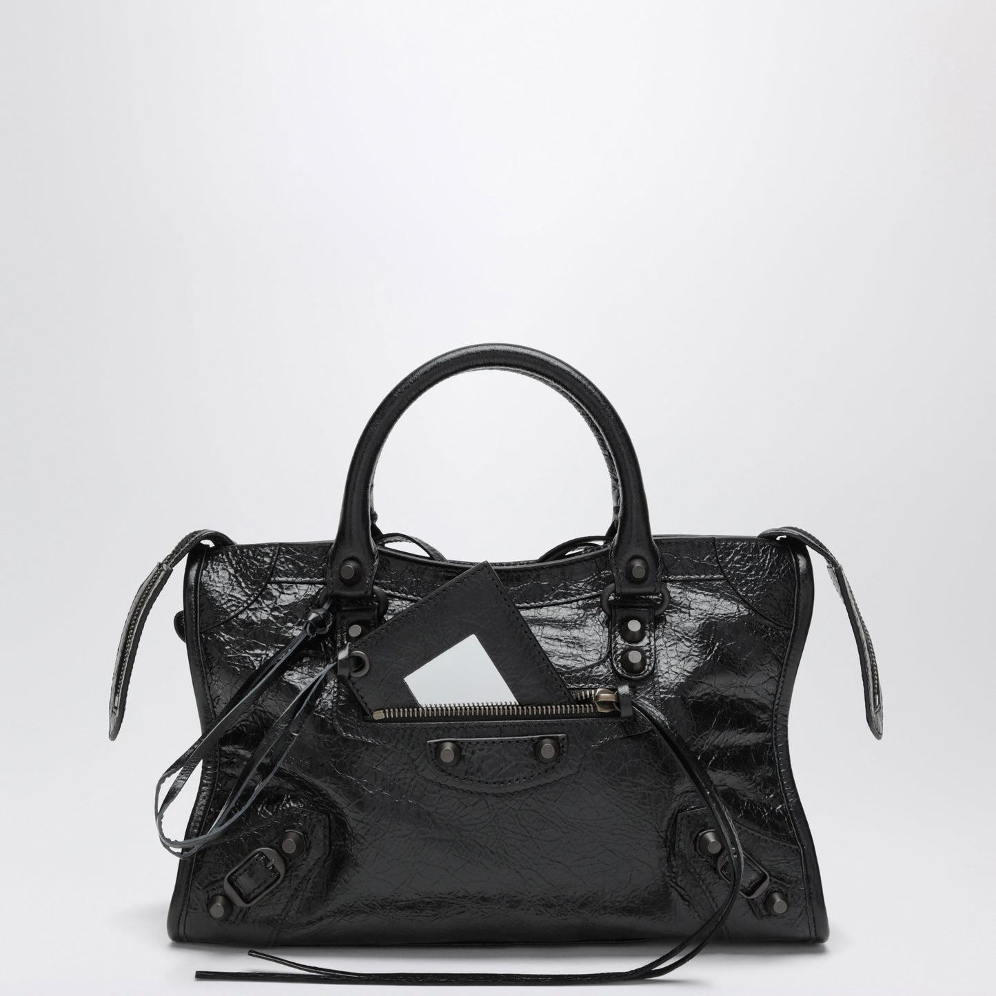 Balenciaga Small Le City Bag In Black Leather Women BALENCIAGA