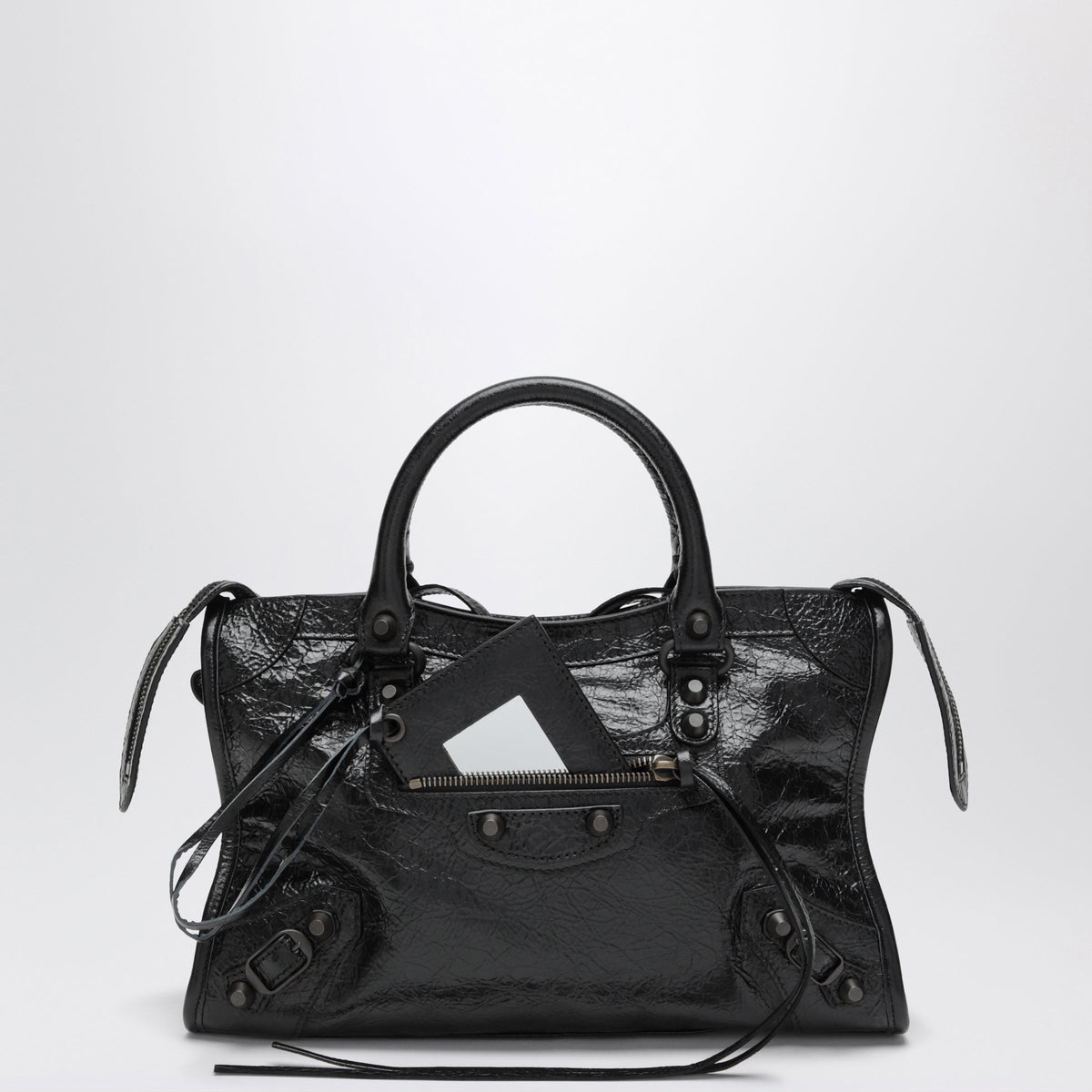 Balenciaga Small Le City Bag In Black Leather Women BALENCIAGA