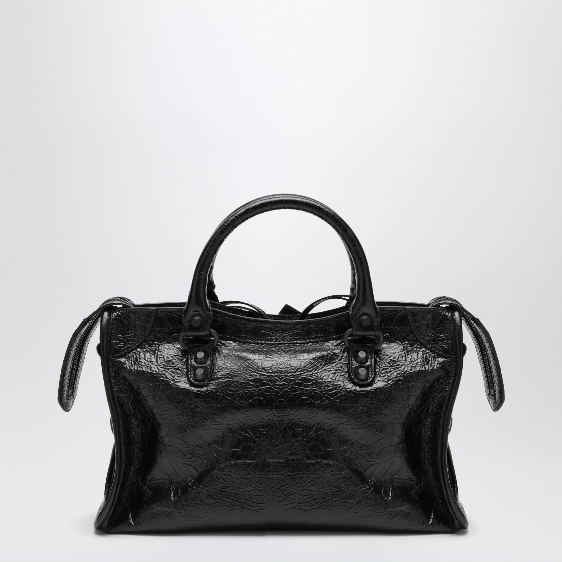 Balenciaga Small Le City Bag In Black Leather Women BALENCIAGA