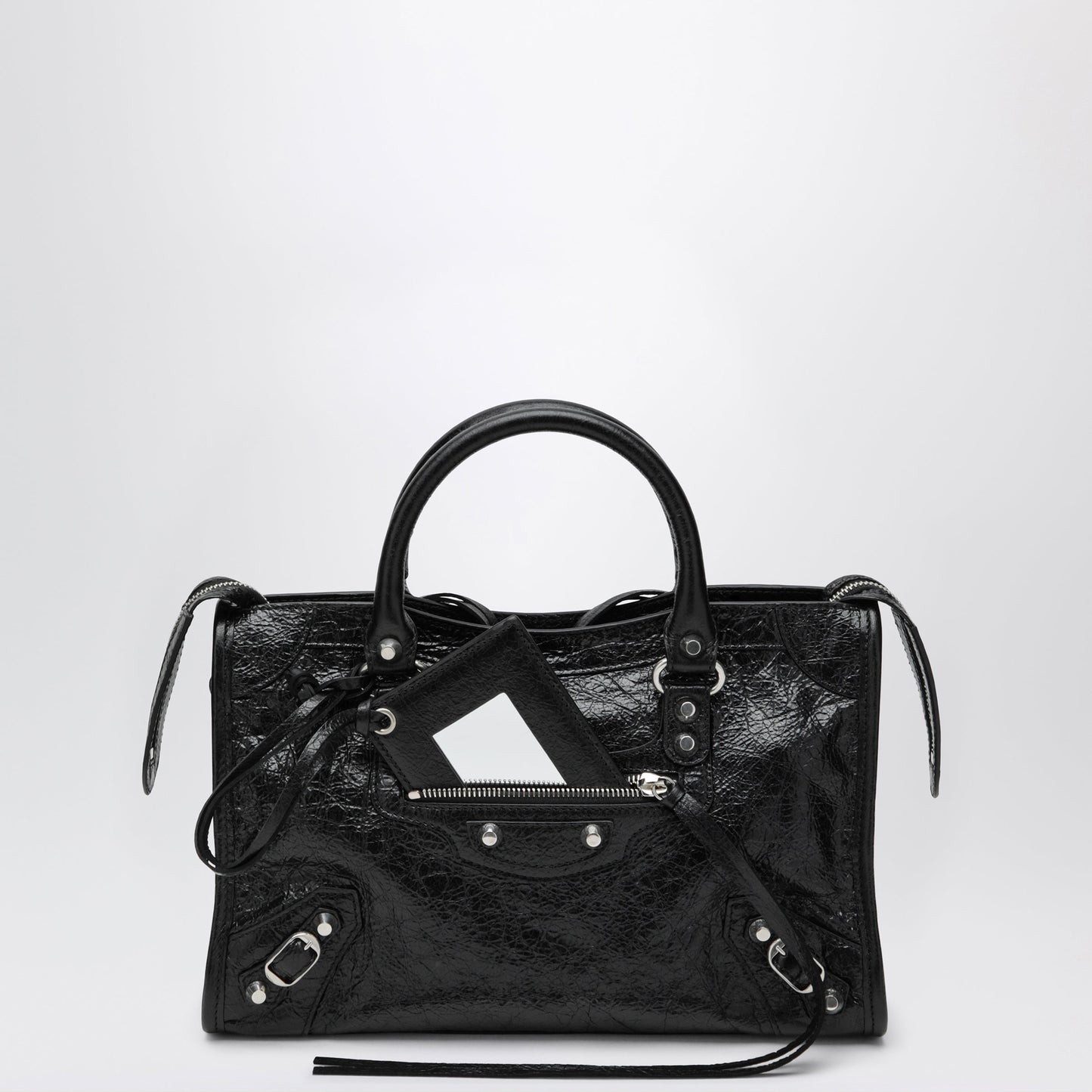 Balenciaga Le City Small Lambskin Leather Bag In Black Women BALENCIAGA