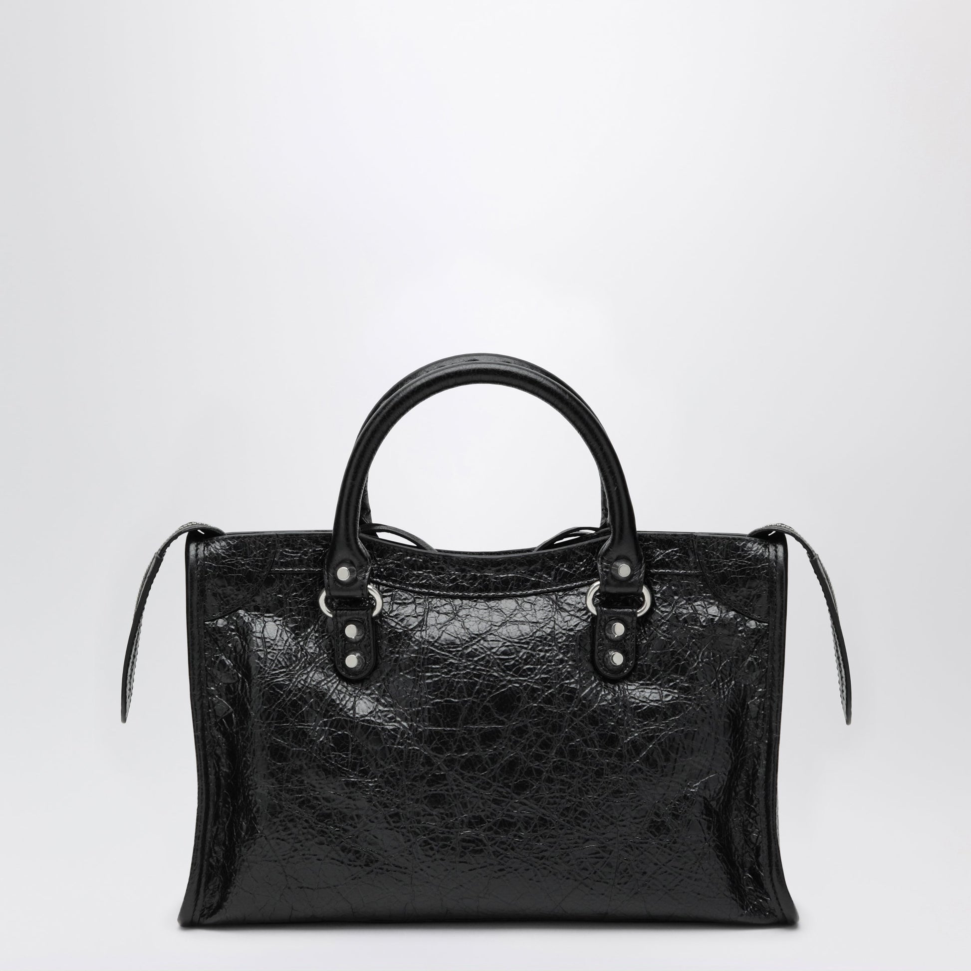 Balenciaga Le City Small Lambskin Leather Bag In Black Women BALENCIAGA