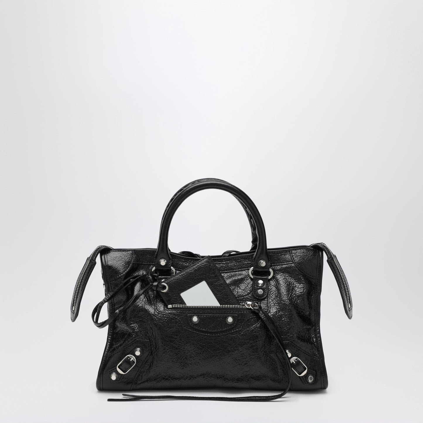Balenciaga Le City Small Lambskin Leather Bag In Black Women BALENCIAGA