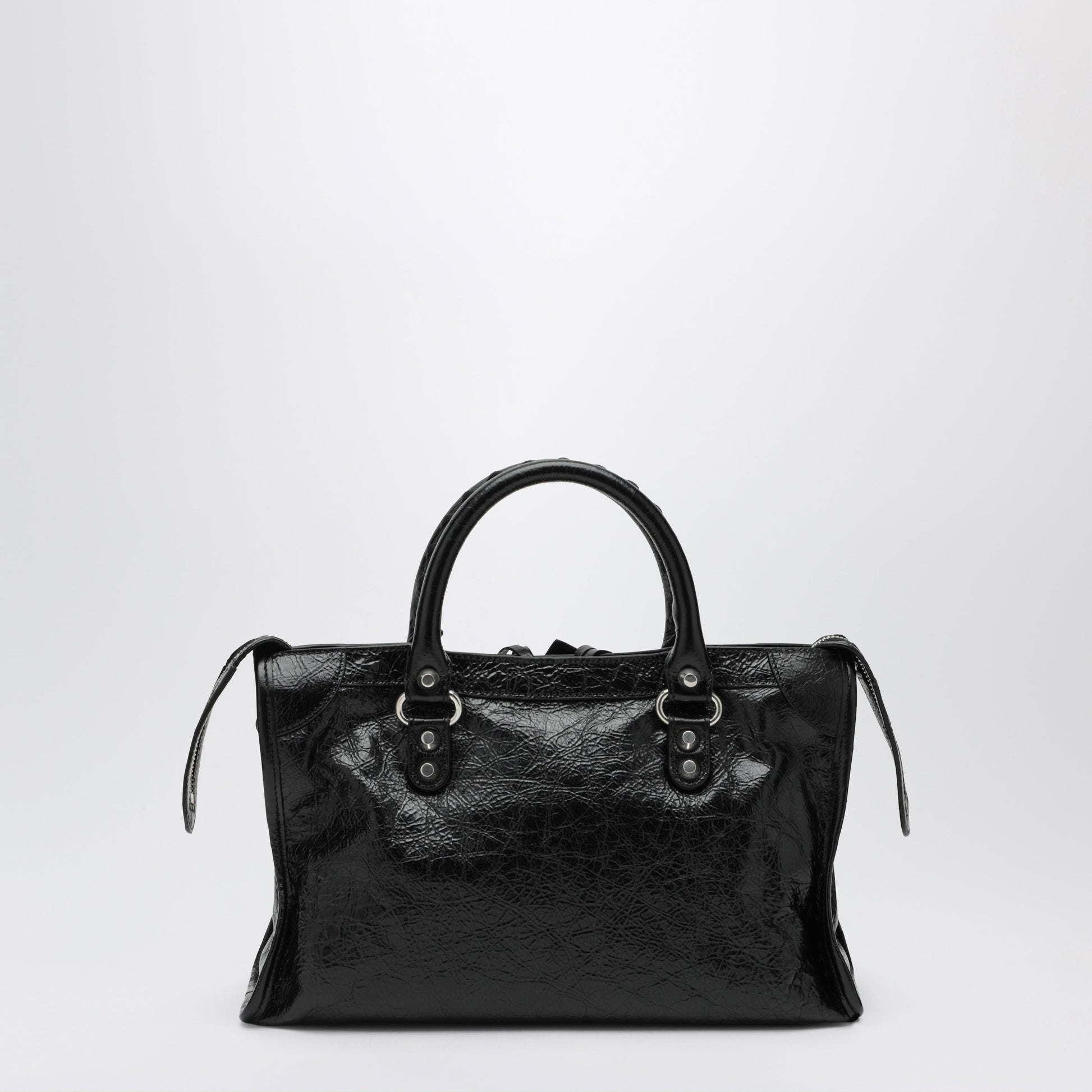 Balenciaga Le City Small Lambskin Leather Bag In Black Women BALENCIAGA