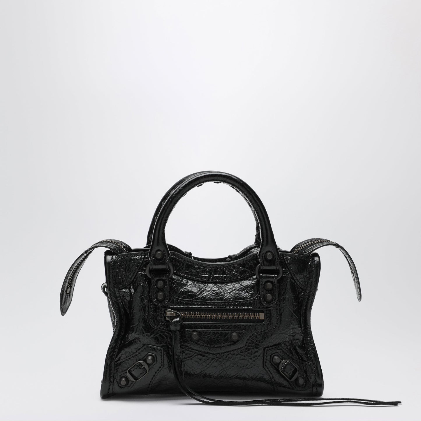 Balenciaga Le City Nano Leather Handbag In Military Green Women BALENCIAGA