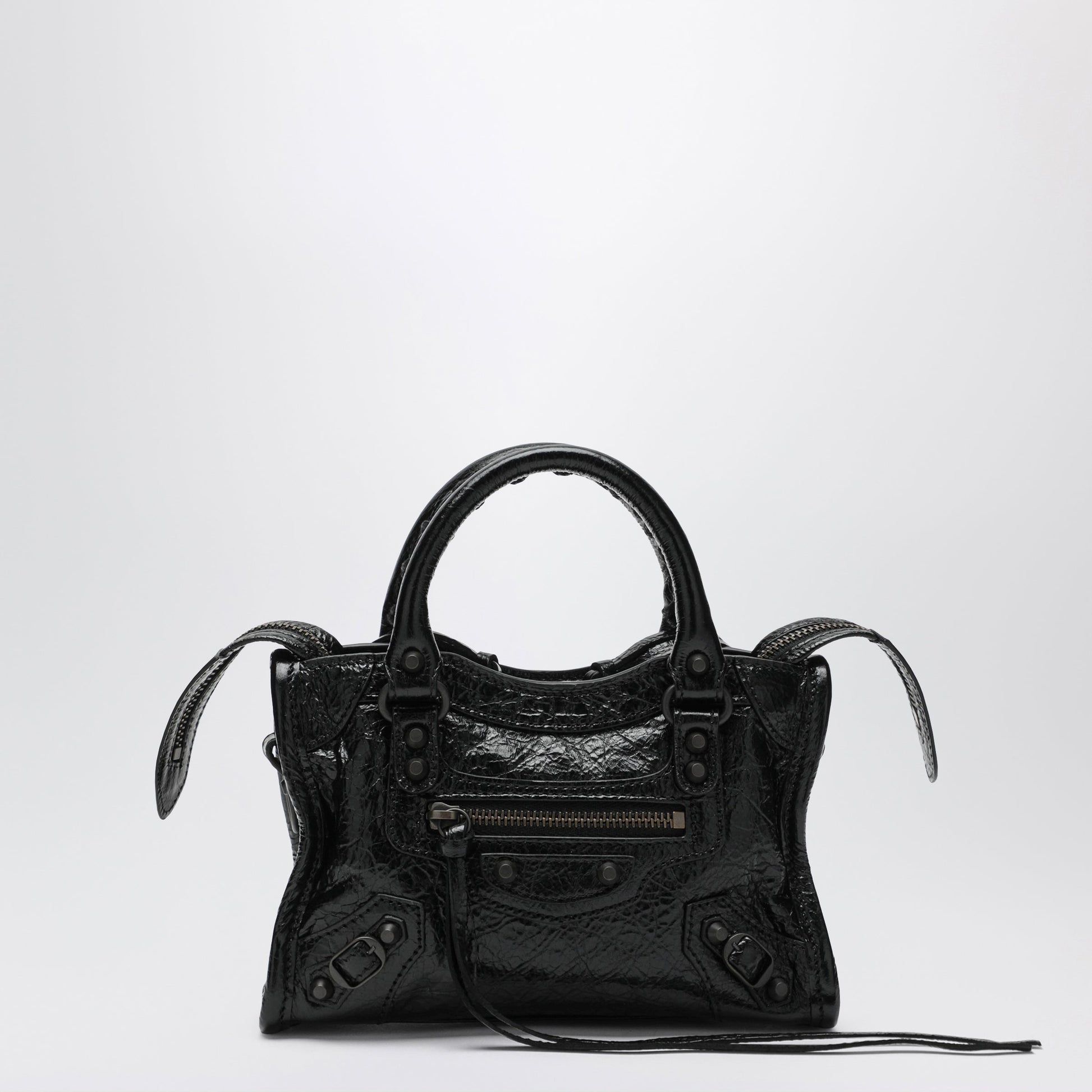 Balenciaga Le City Nano Leather Handbag In Military Green Women BALENCIAGA