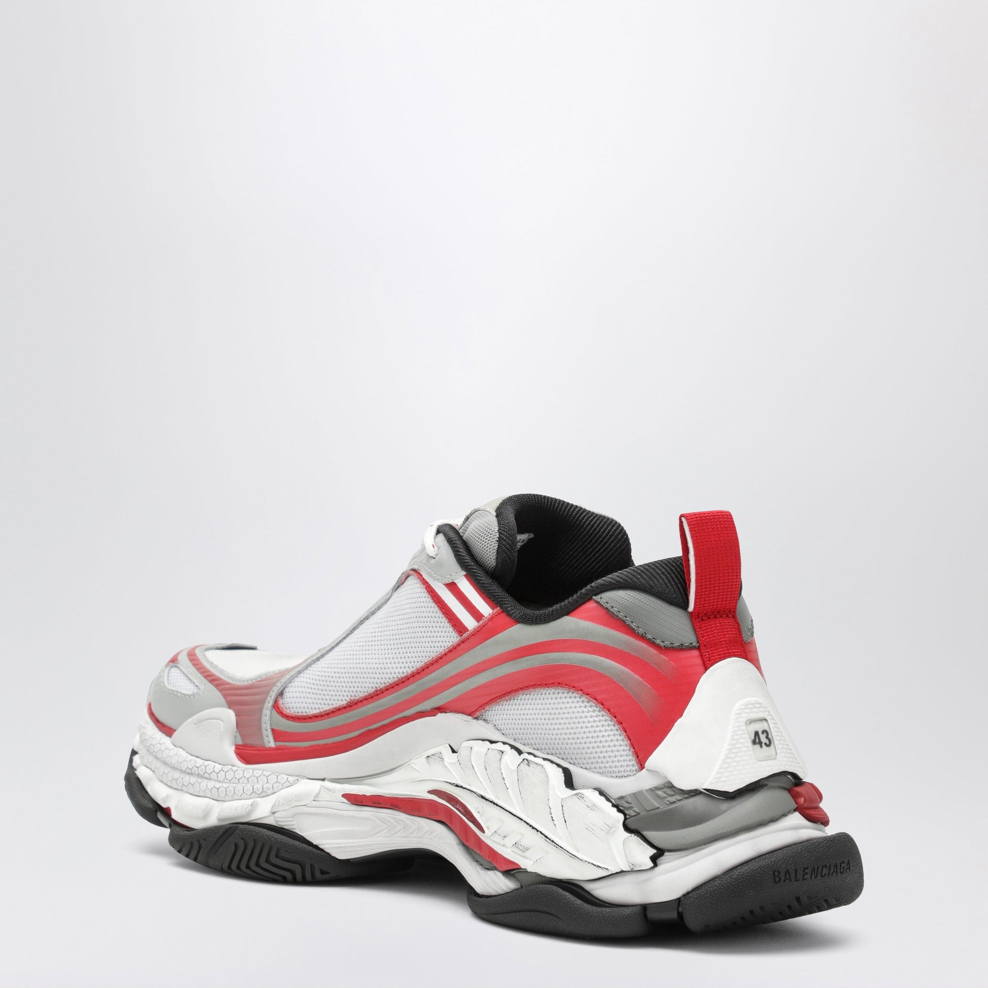 Balenciaga Sneakers Triple S.2 Grey Mix/Red/White Men BALENCIAGA