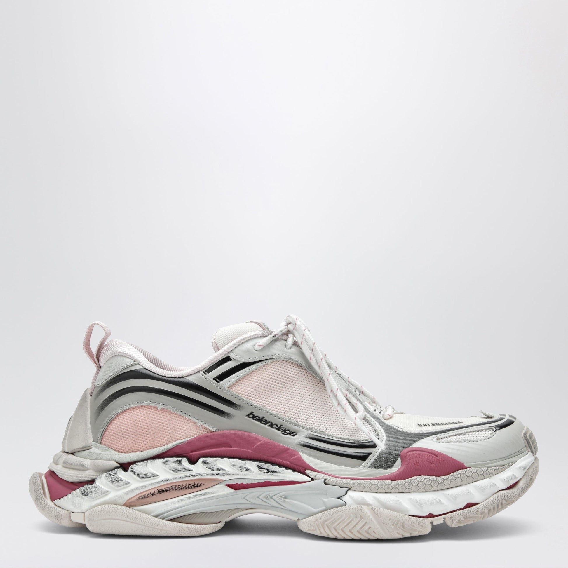 Balenciaga Triple S.2 Gradient Sneakers In Gradient Purple Polyurethane Women BALENCIAGA