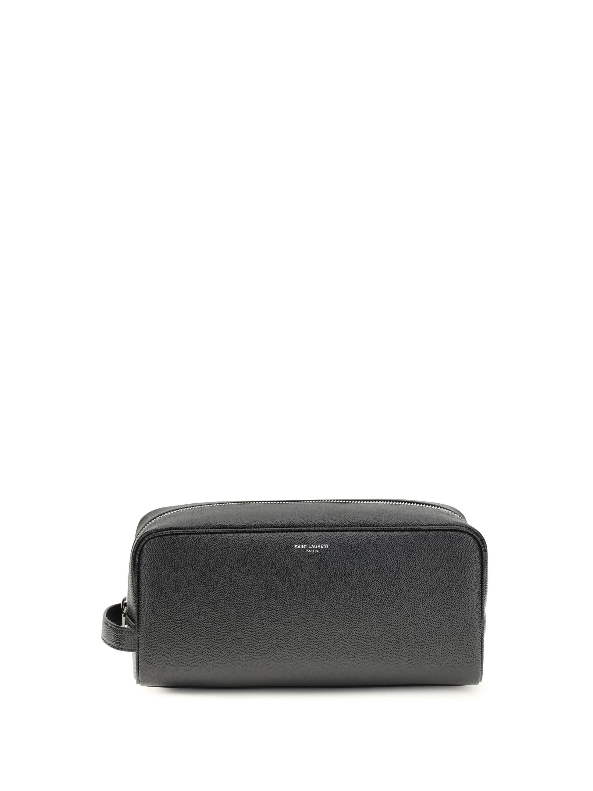 Saint Laurent Men Leather Beauty Case SAINT LAURENT