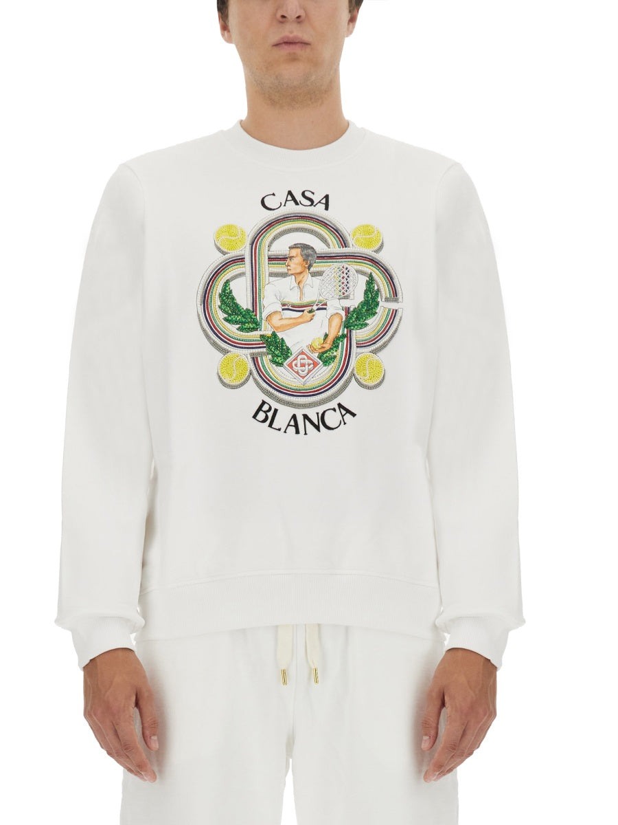 Casablanca Men Sweatshirt With Logo CASABLANCA