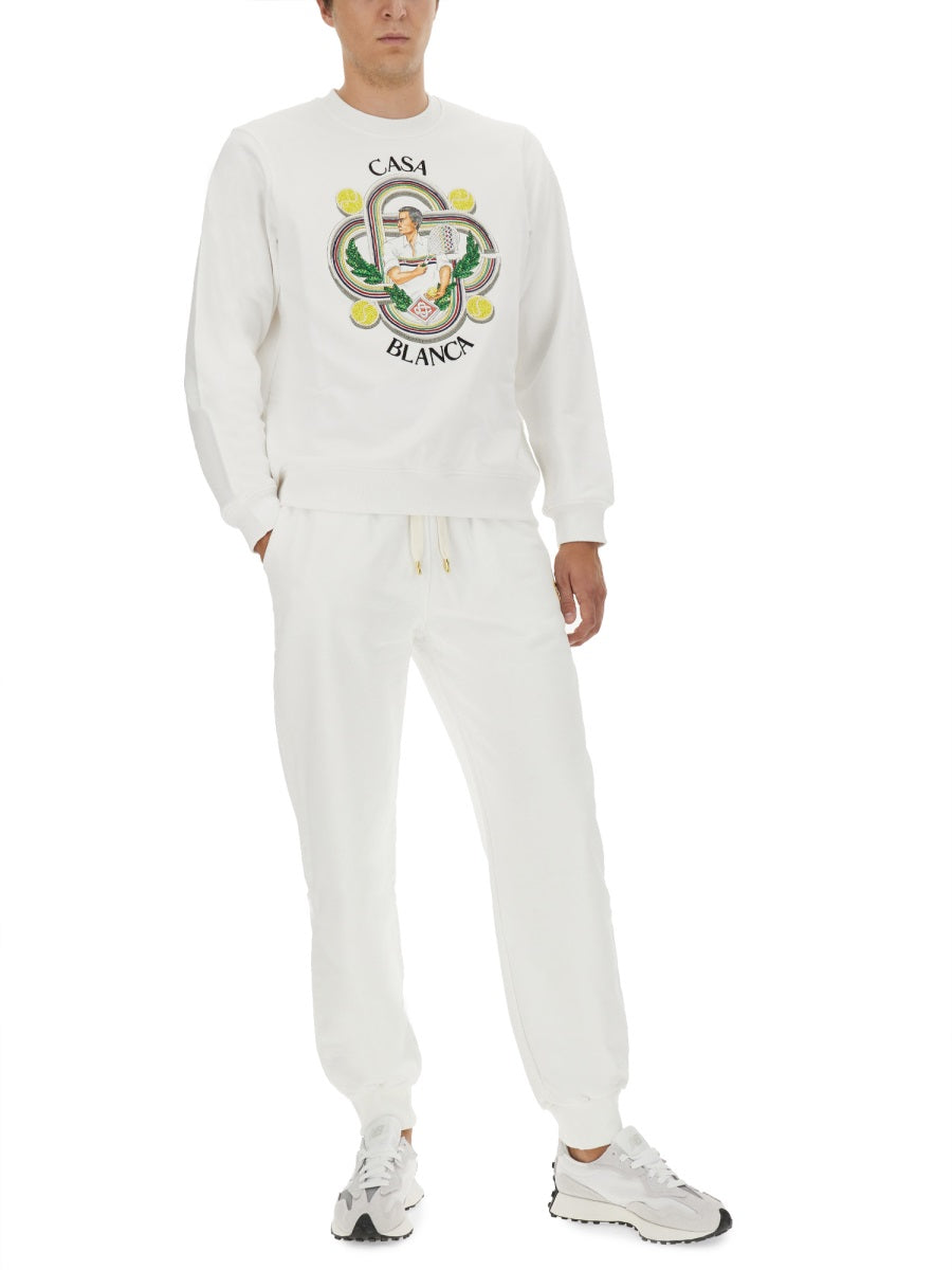 Casablanca Men Sweatshirt With Logo CASABLANCA