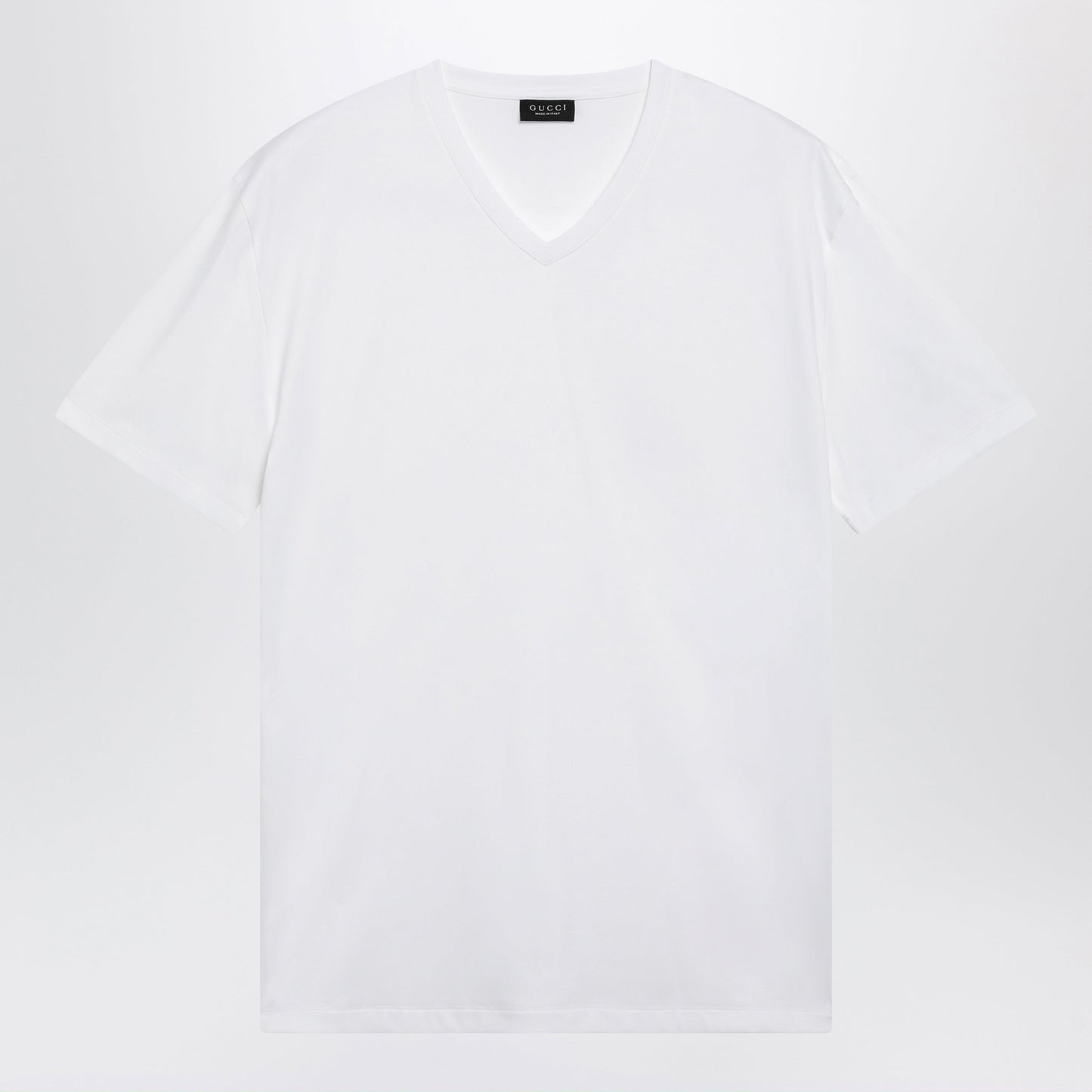Gucci White Stretch Modal T-Shirt Men GUCCI