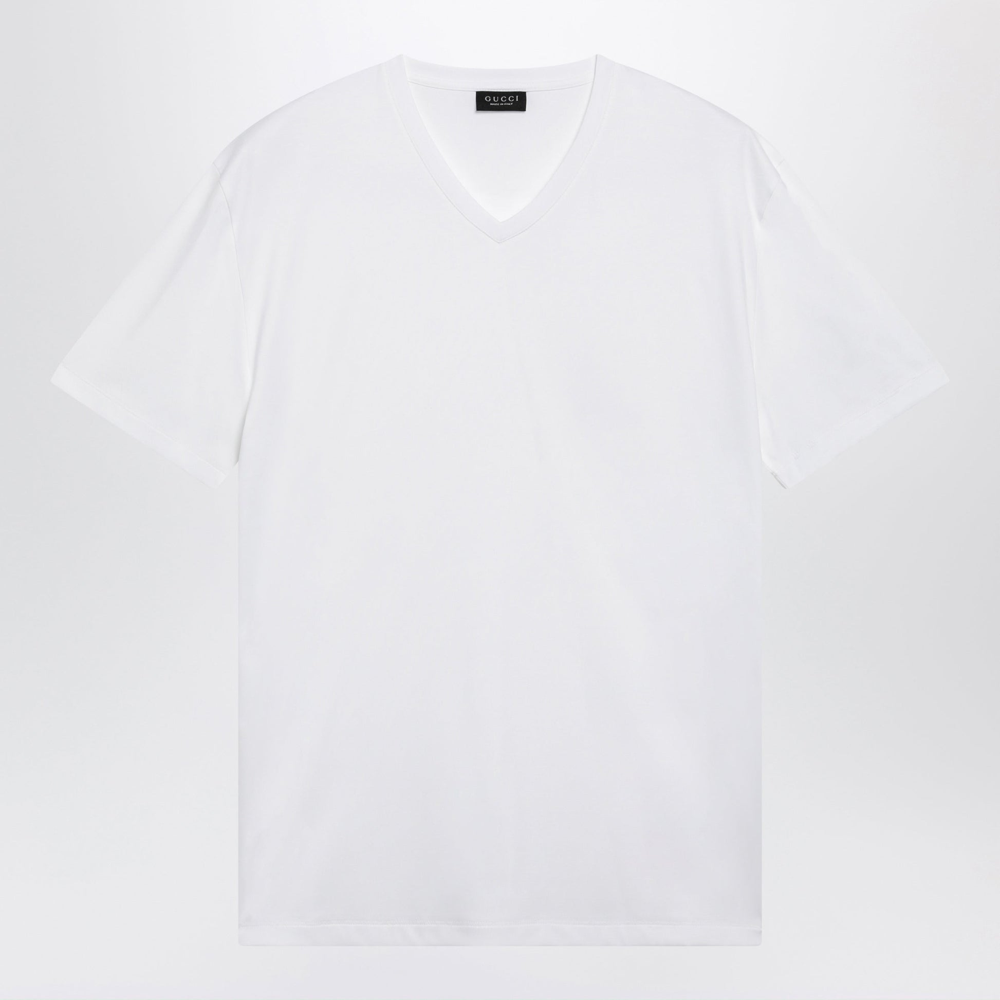 Gucci White Stretch Modal T-Shirt Men GUCCI