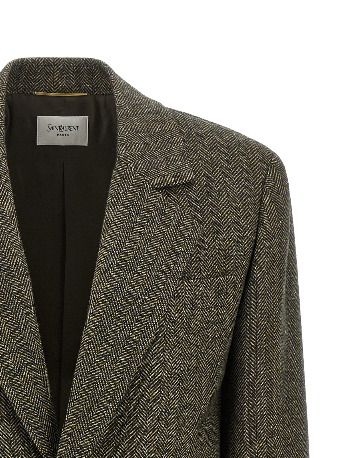 Saint Laurent Women Herringbone Blazer SAINT LAURENT