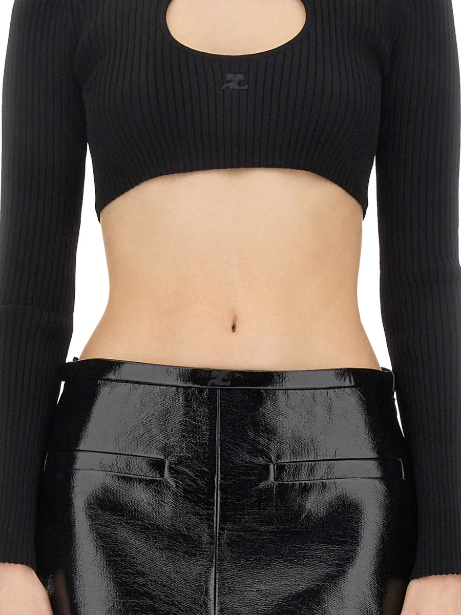 Courreges Women Cropped Shirt COURREGES