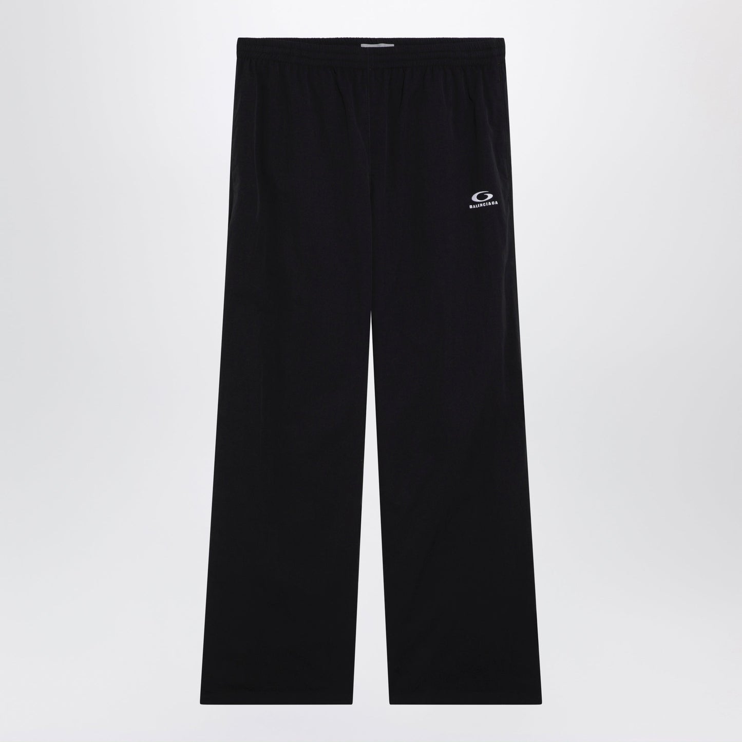 Balenciaga Black Trousers In Loop Sports Icon Technical Polyamide Men BALENCIAGA