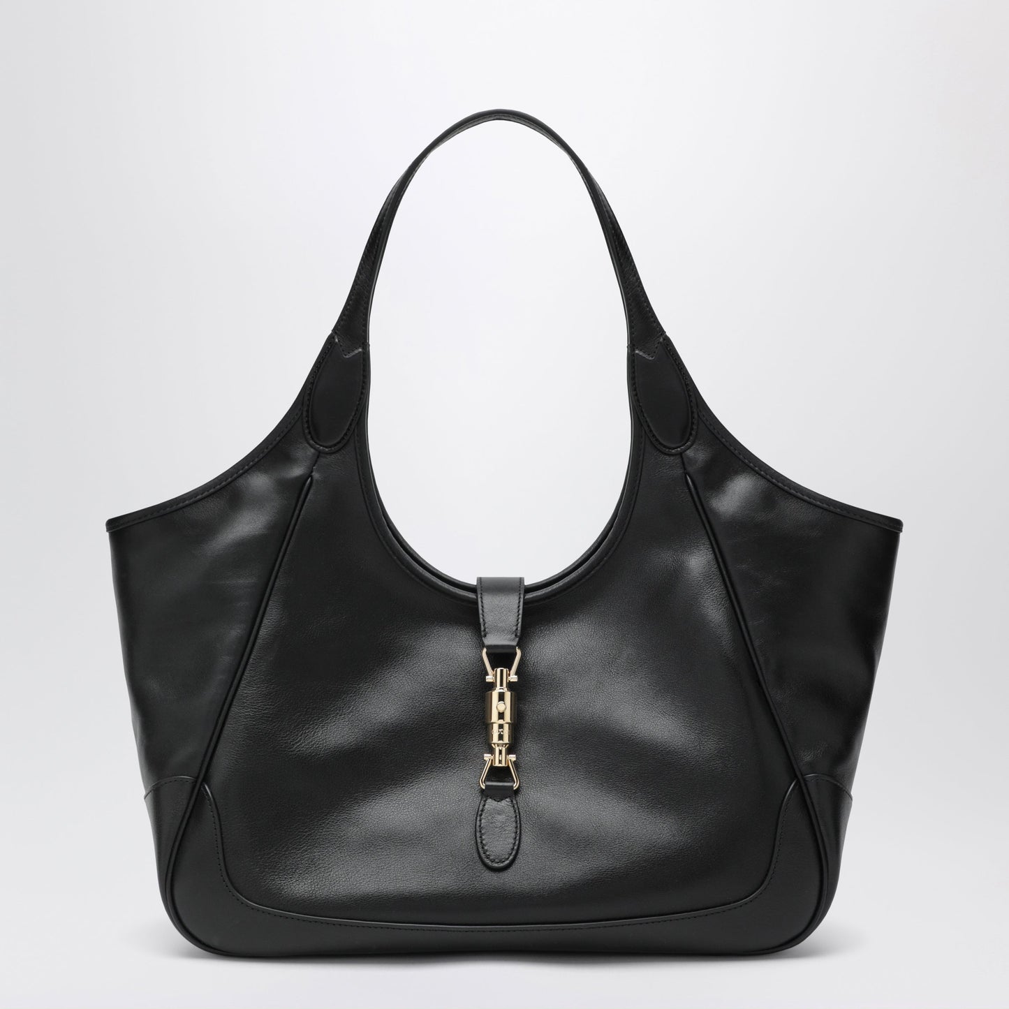 Gucci Medium Black Mercato Shopping Bag Women GUCCI