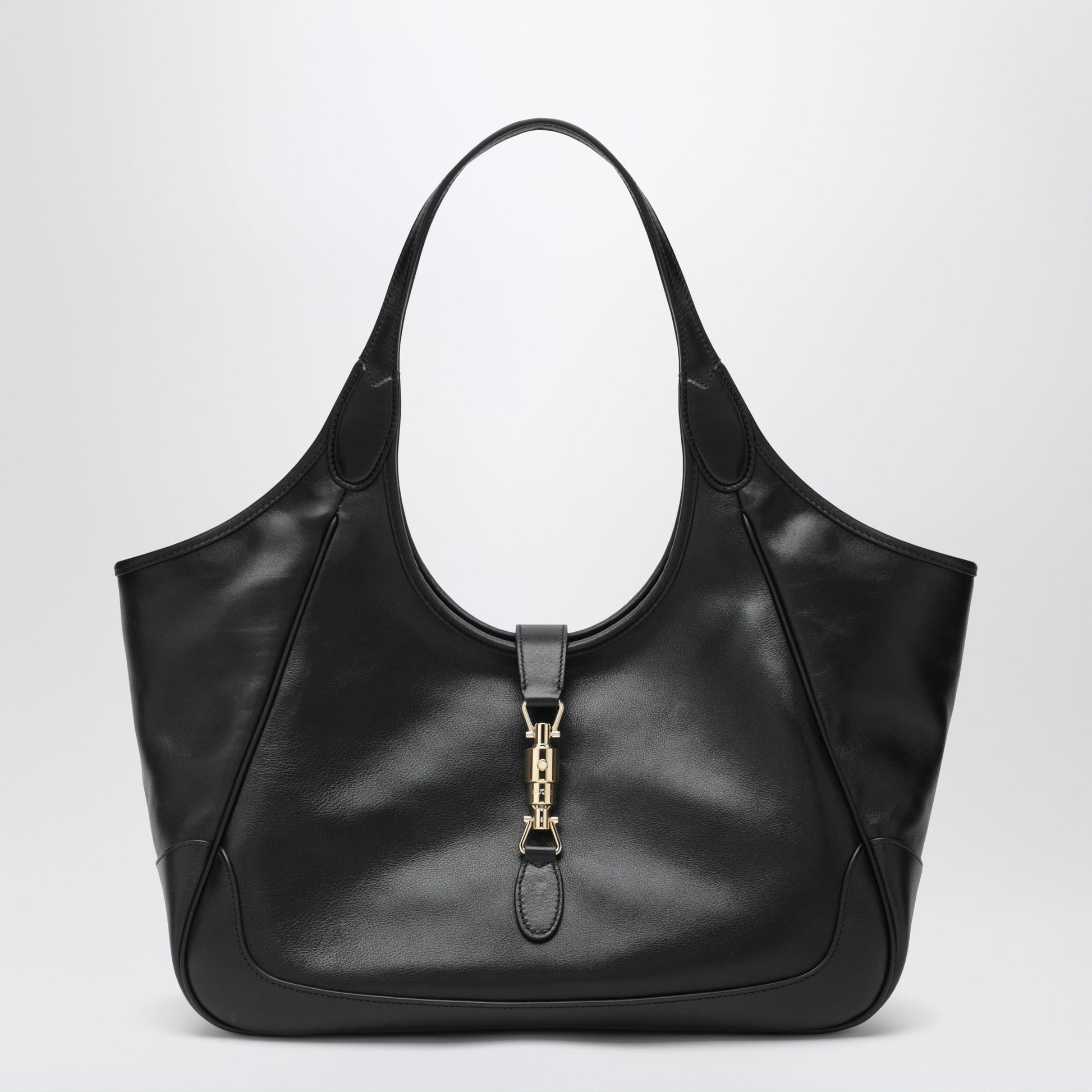 Gucci Medium Black Mercato Shopping Bag Women GUCCI