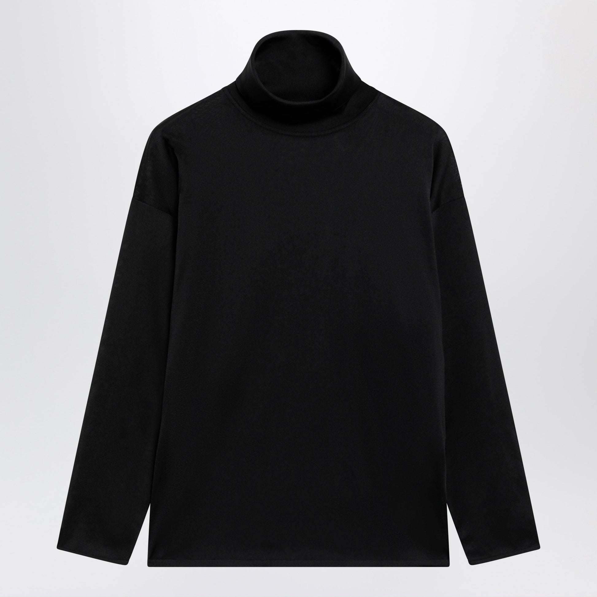 Gucci Black Silk Turtleneck Sweater Women GUCCI