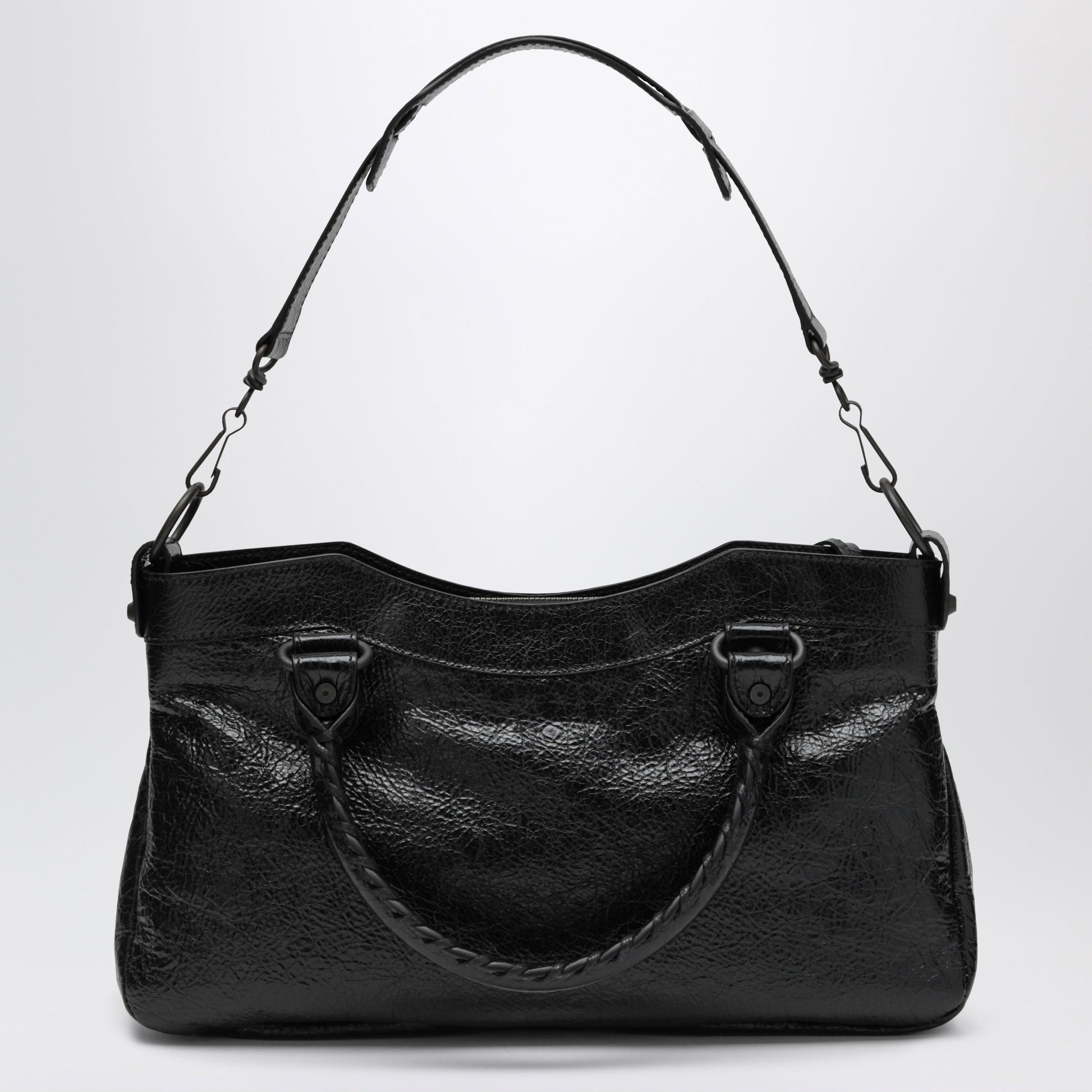 Balenciaga Le City First Lambskin Leather Handbag In Black Women BALENCIAGA
