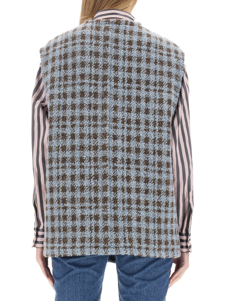 Etro Women Houndstooth Over Vest ETRO