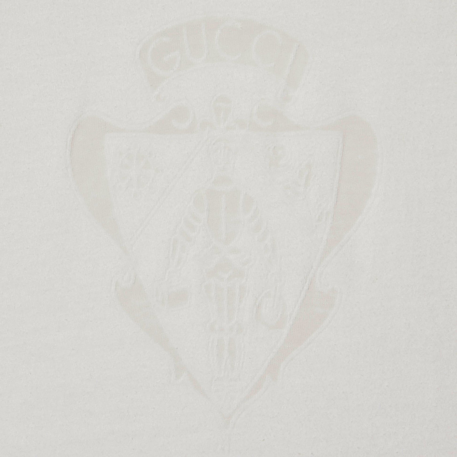 Gucci White Cotton T-Shirt With Logo Crest Women GUCCI