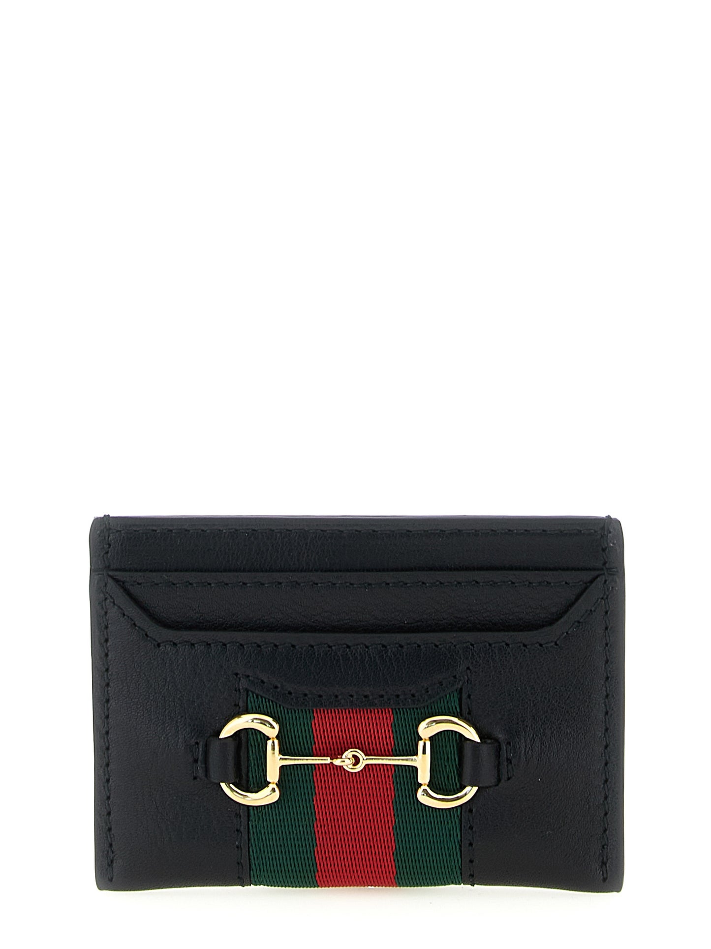 Gucci Women 'Web Horsebit Gucci' Card Holder GUCCI