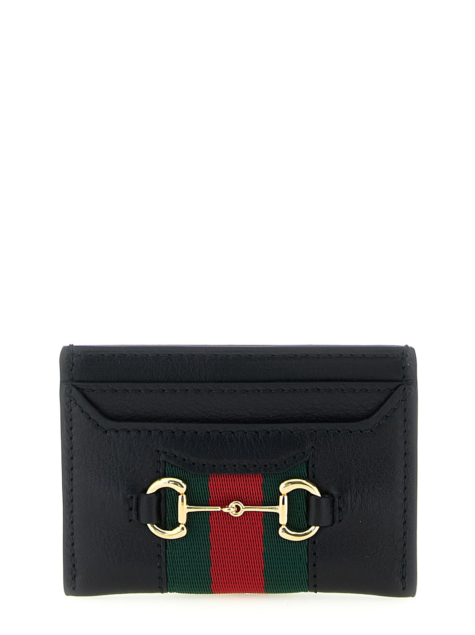 Gucci Women 'Web Horsebit Gucci' Card Holder GUCCI