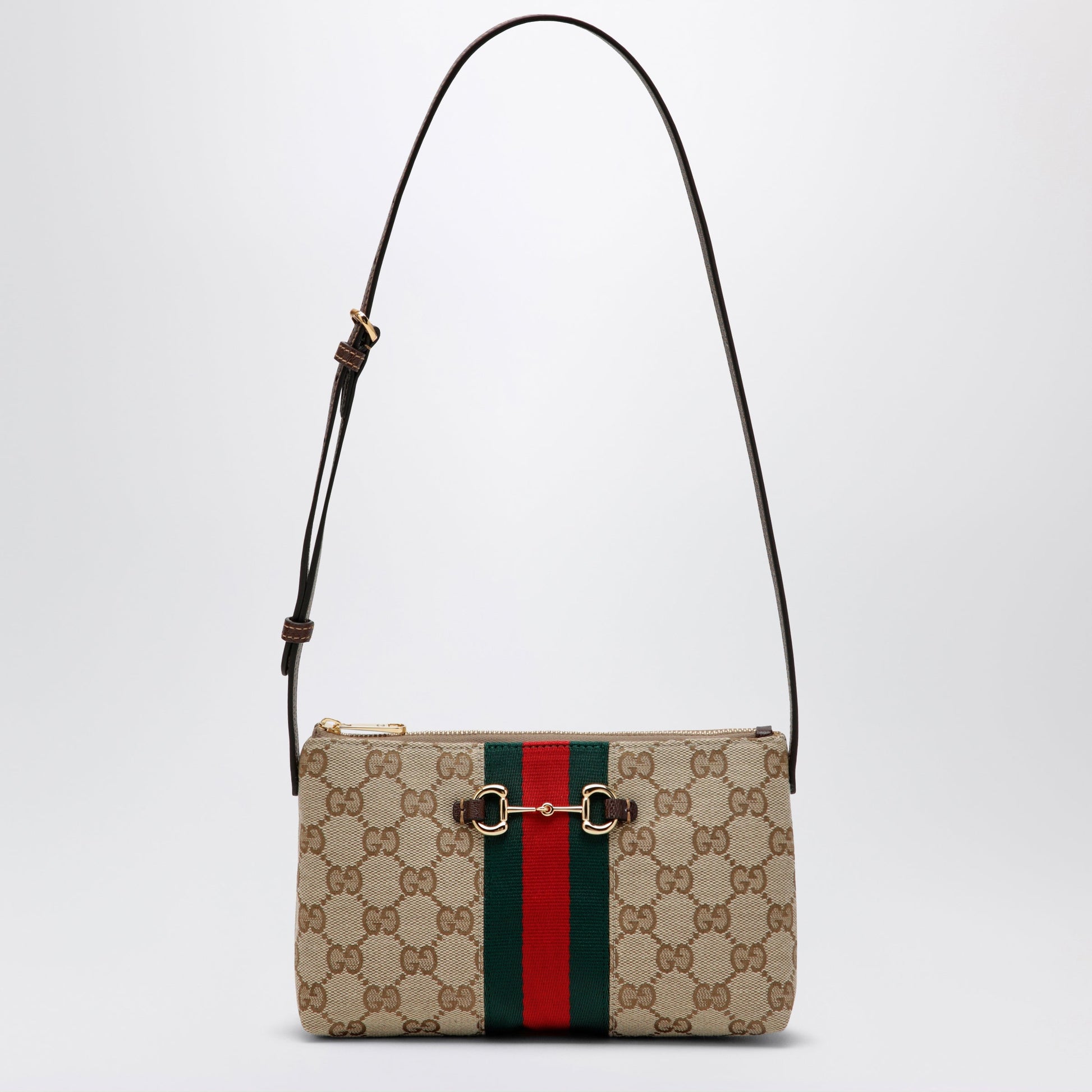 Gucci Gg Fabric Shoulder Bag In Sand Color Women GUCCI
