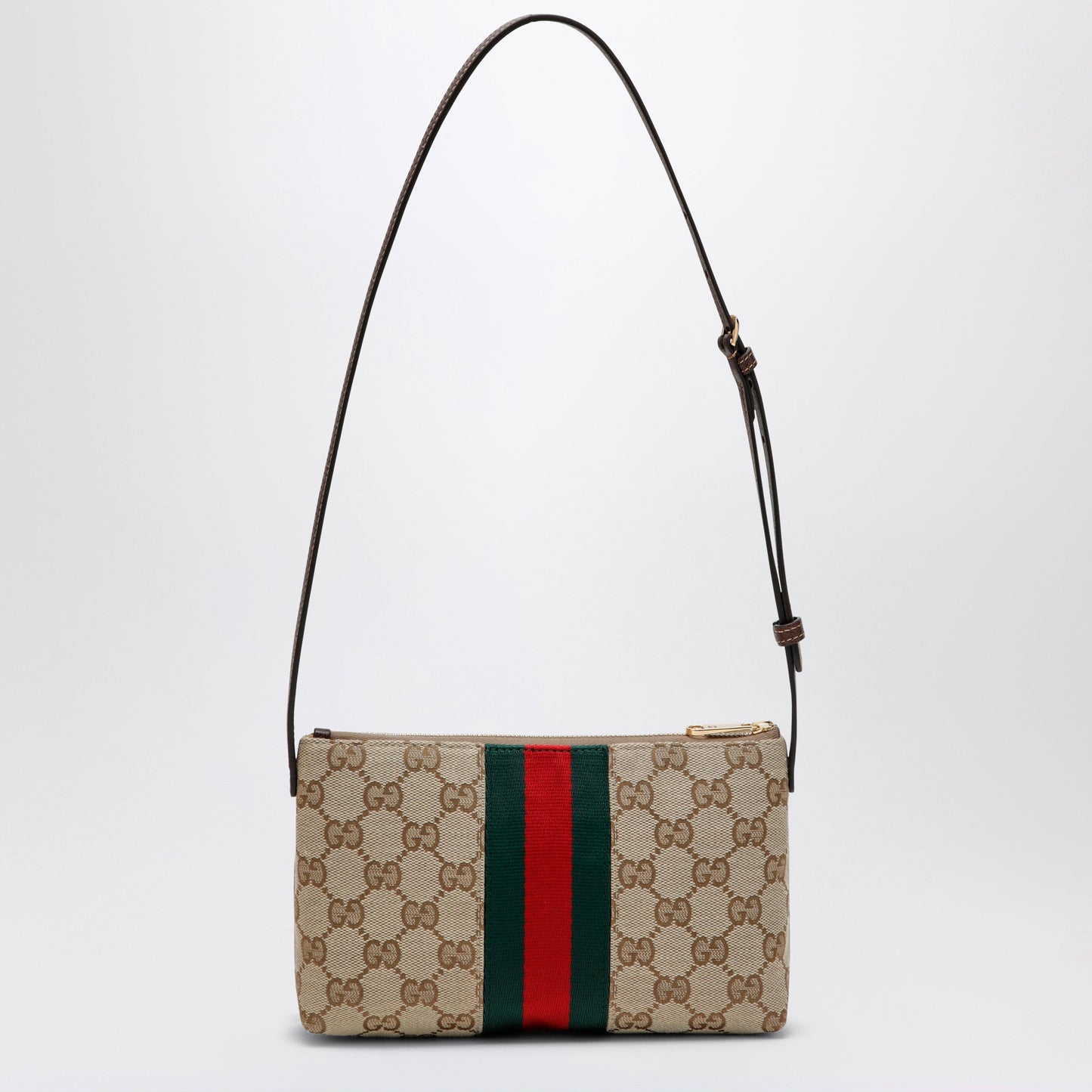 Gucci Gg Fabric Shoulder Bag In Sand Color Women GUCCI