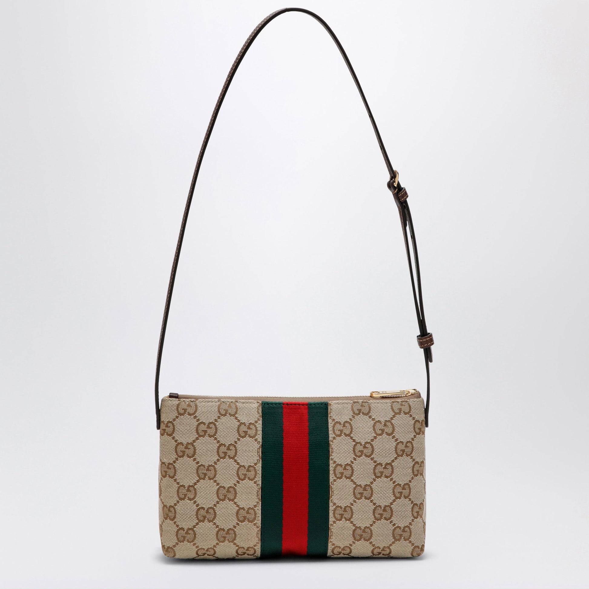 Gucci Gg Fabric Shoulder Bag In Sand Color Women GUCCI