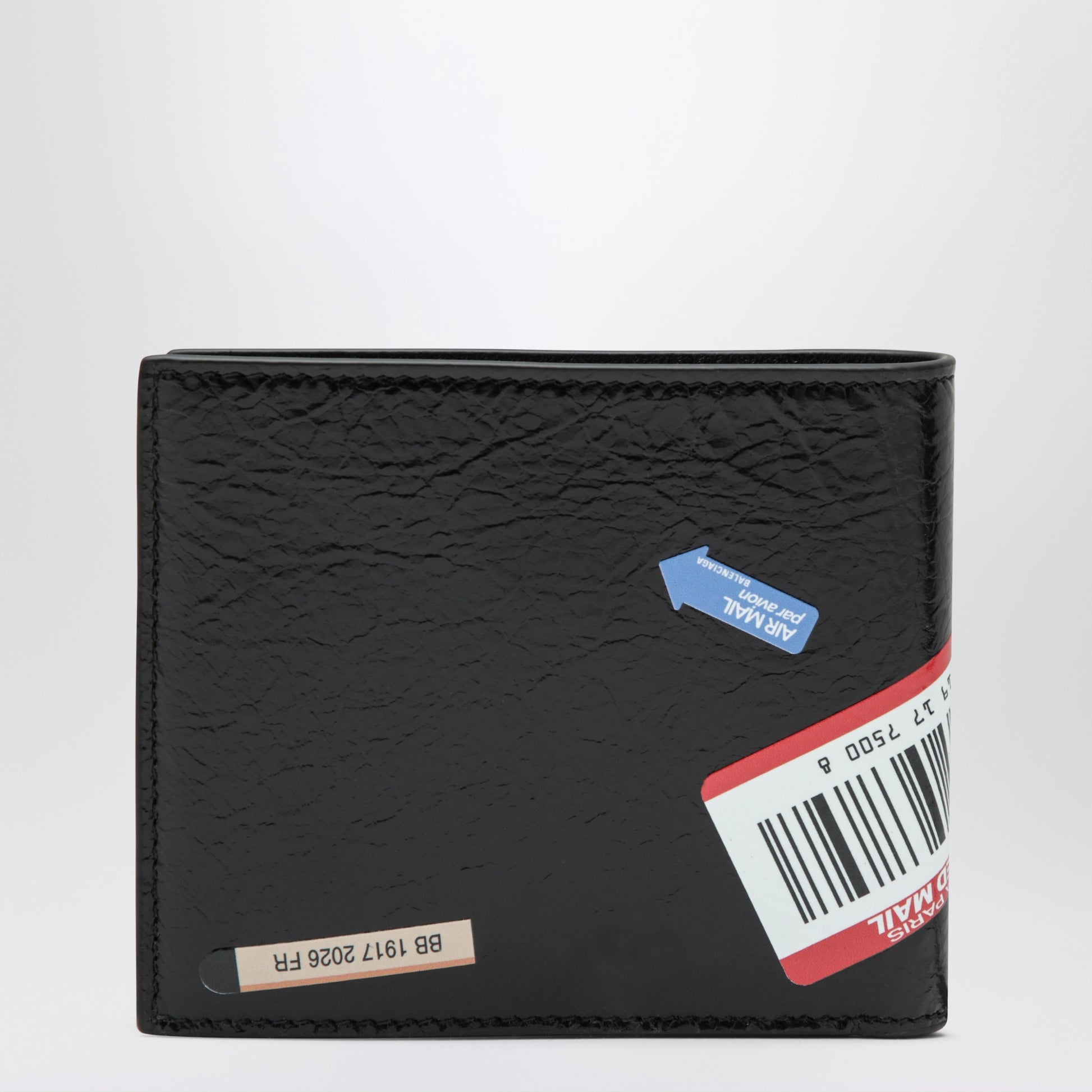 Balenciaga Cash Folded Square Lambskin Wallet In Black Men BALENCIAGA