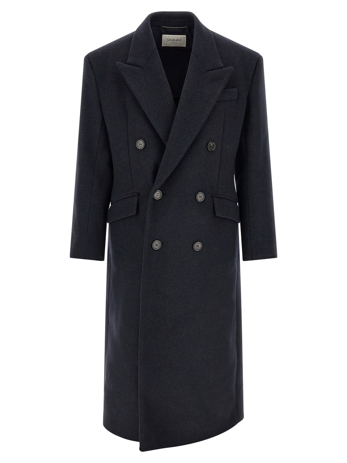 Saint Laurent Men Double-Breasted Coat SAINT LAURENT