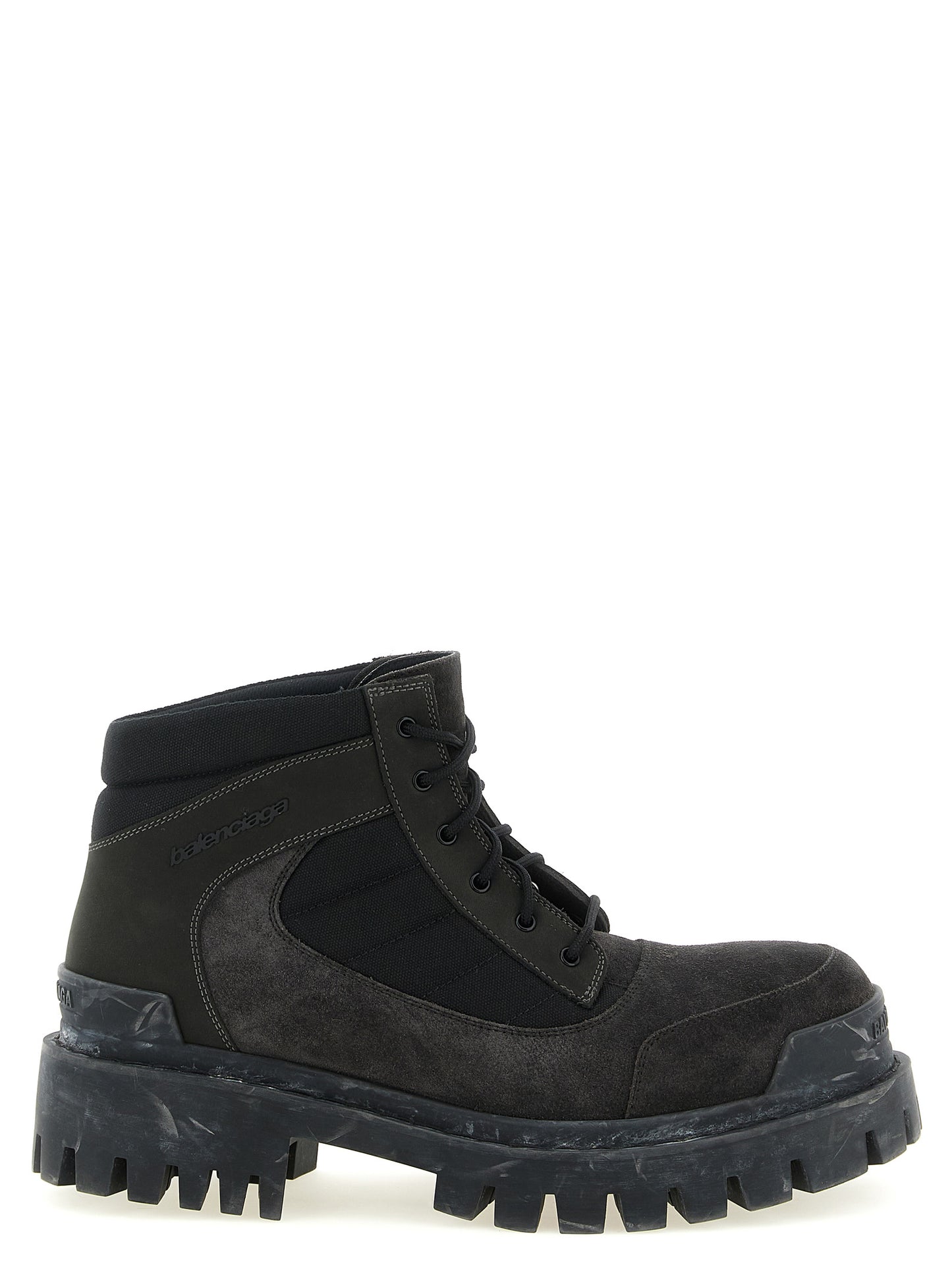 Balenciaga Men 'Combat Strike' Ankle Boots BALENCIAGA
