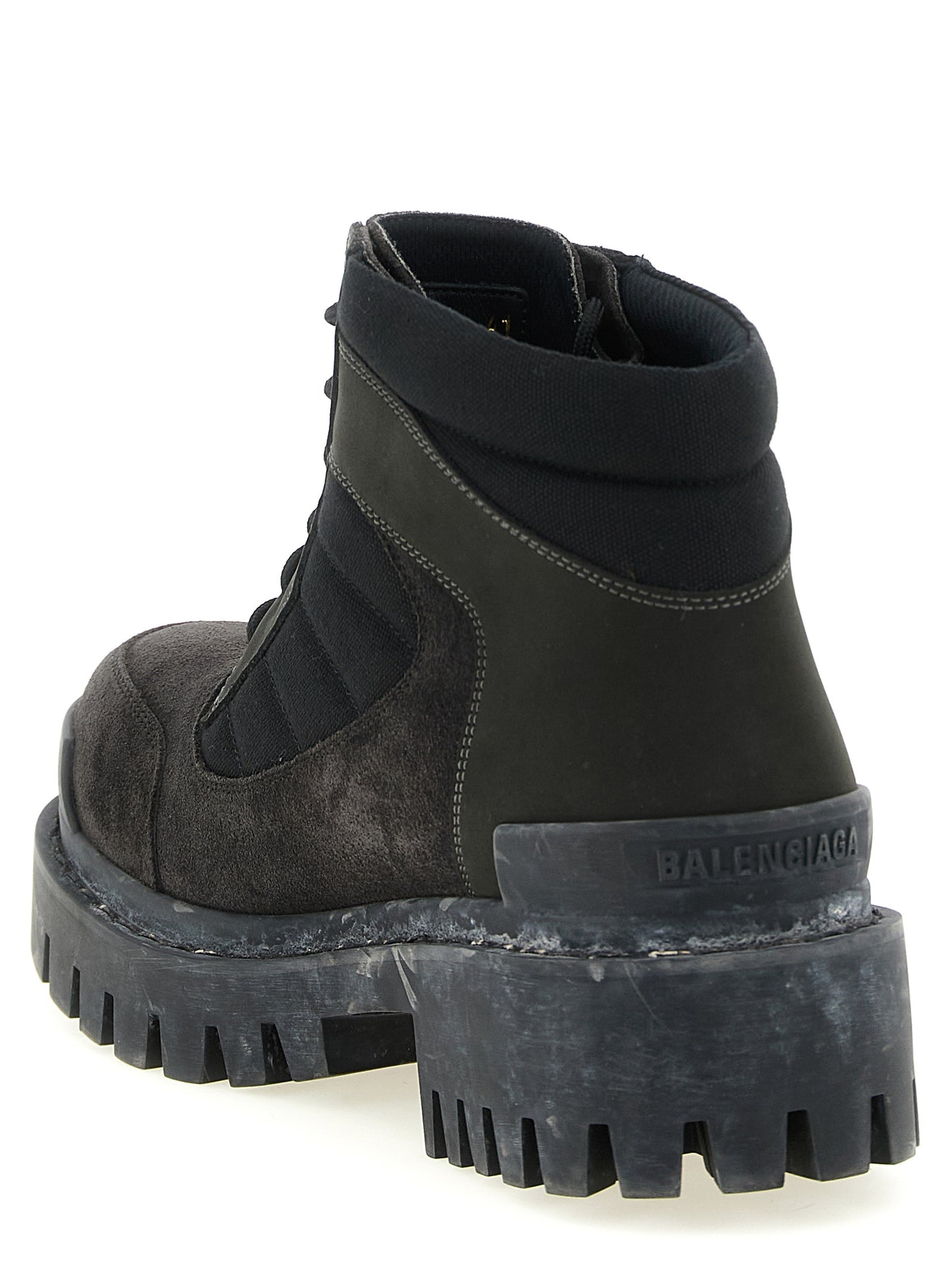Balenciaga Men 'Combat Strike' Ankle Boots BALENCIAGA