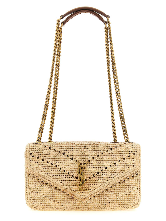 Saint Laurent Women Small Loulou Raffia Bag SAINT LAURENT