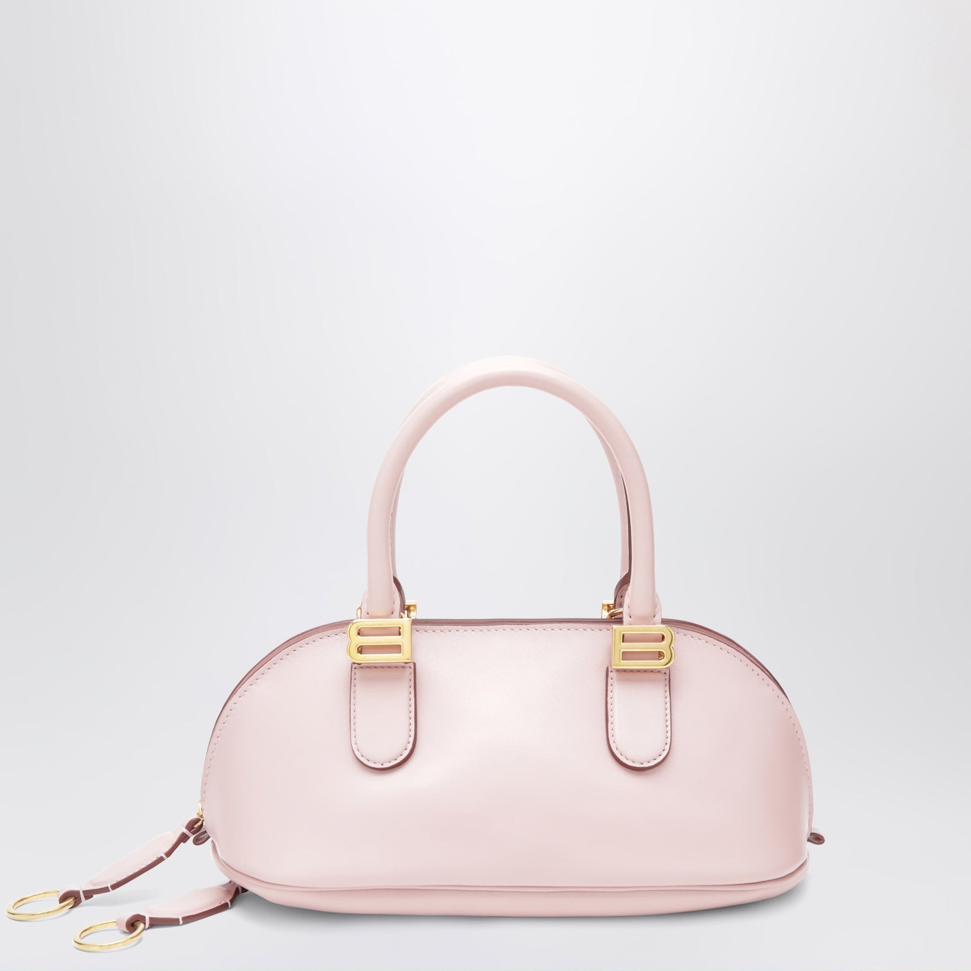 Balenciaga Pink Leather Bolero Mini Bowling Bag Women BALENCIAGA