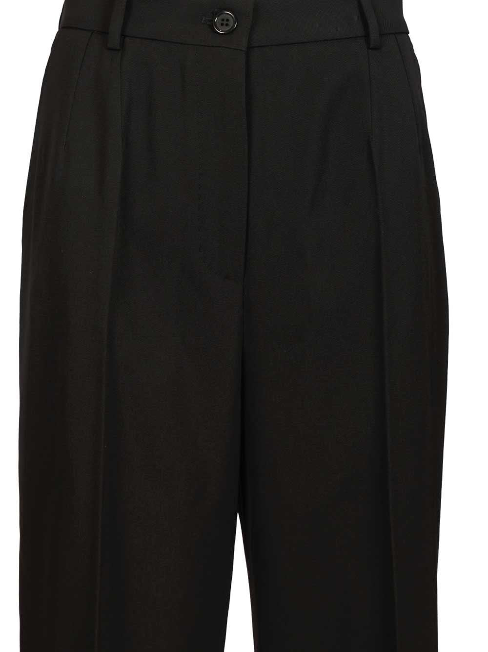 Dolce & Gabbana Women Wool Gabardine Trousers DOLCE & GABBANA