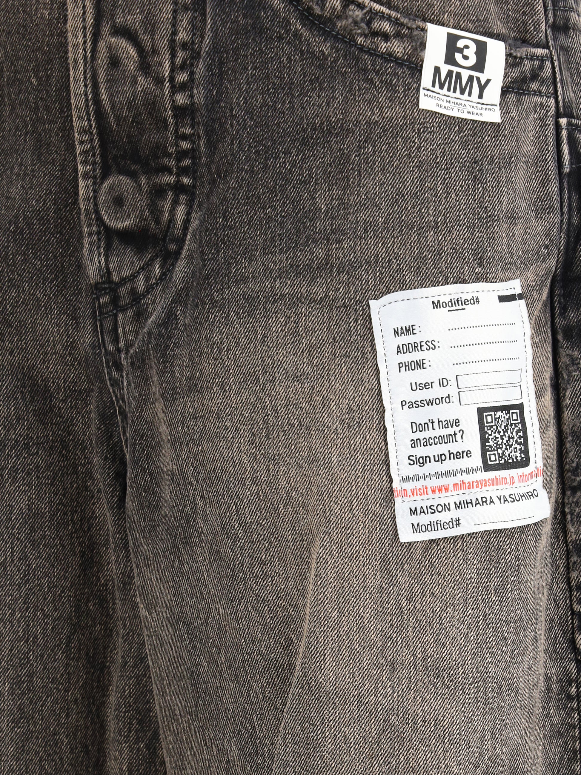 Maison Mihara Yasuhiro Women “Amateur Sewn Like” Wide Denim Jeans MAISON MIHARA YASUHIRO