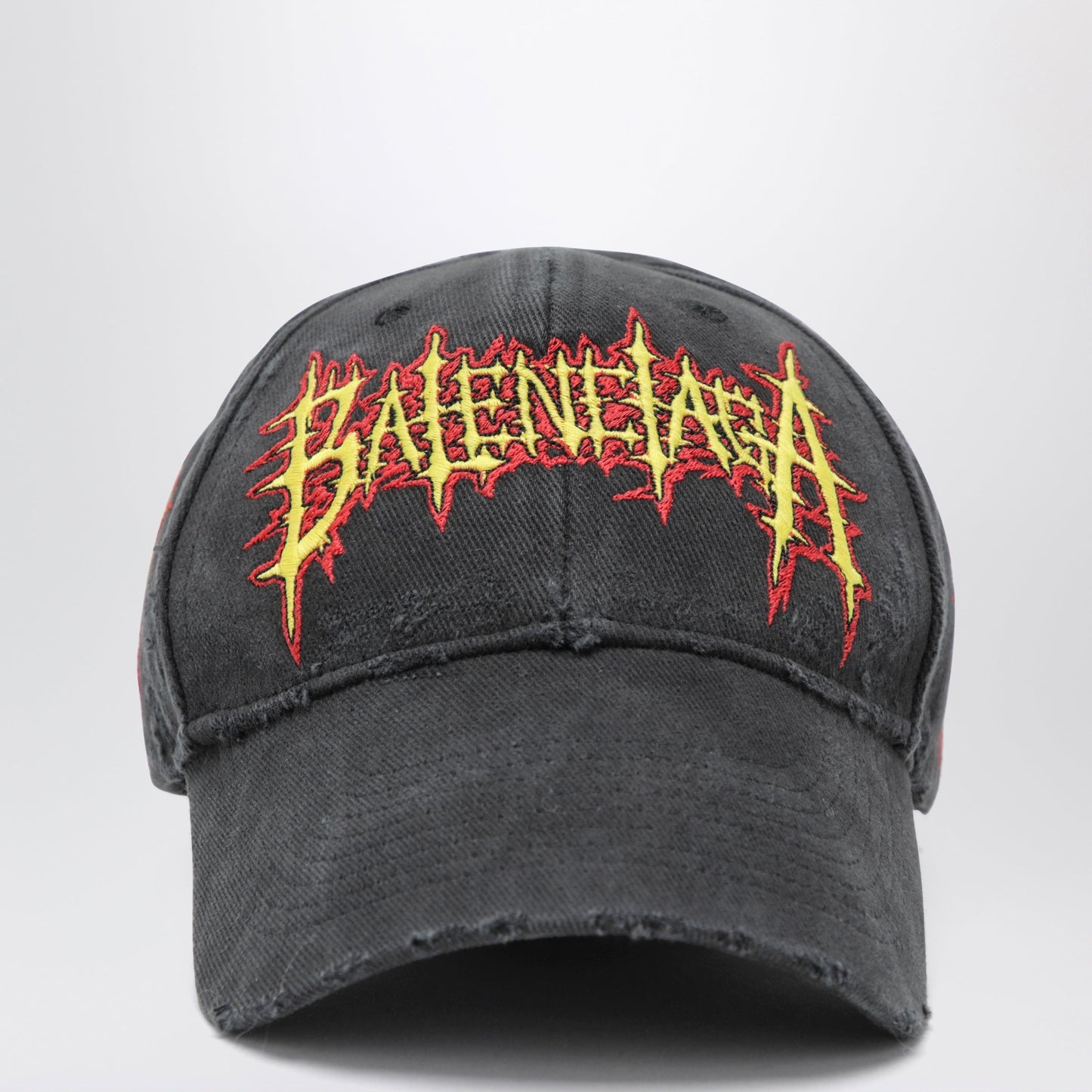 Balenciaga Sacre Cå“Ur Cotton Drill Baseball Cap In Faded Black Men BALENCIAGA