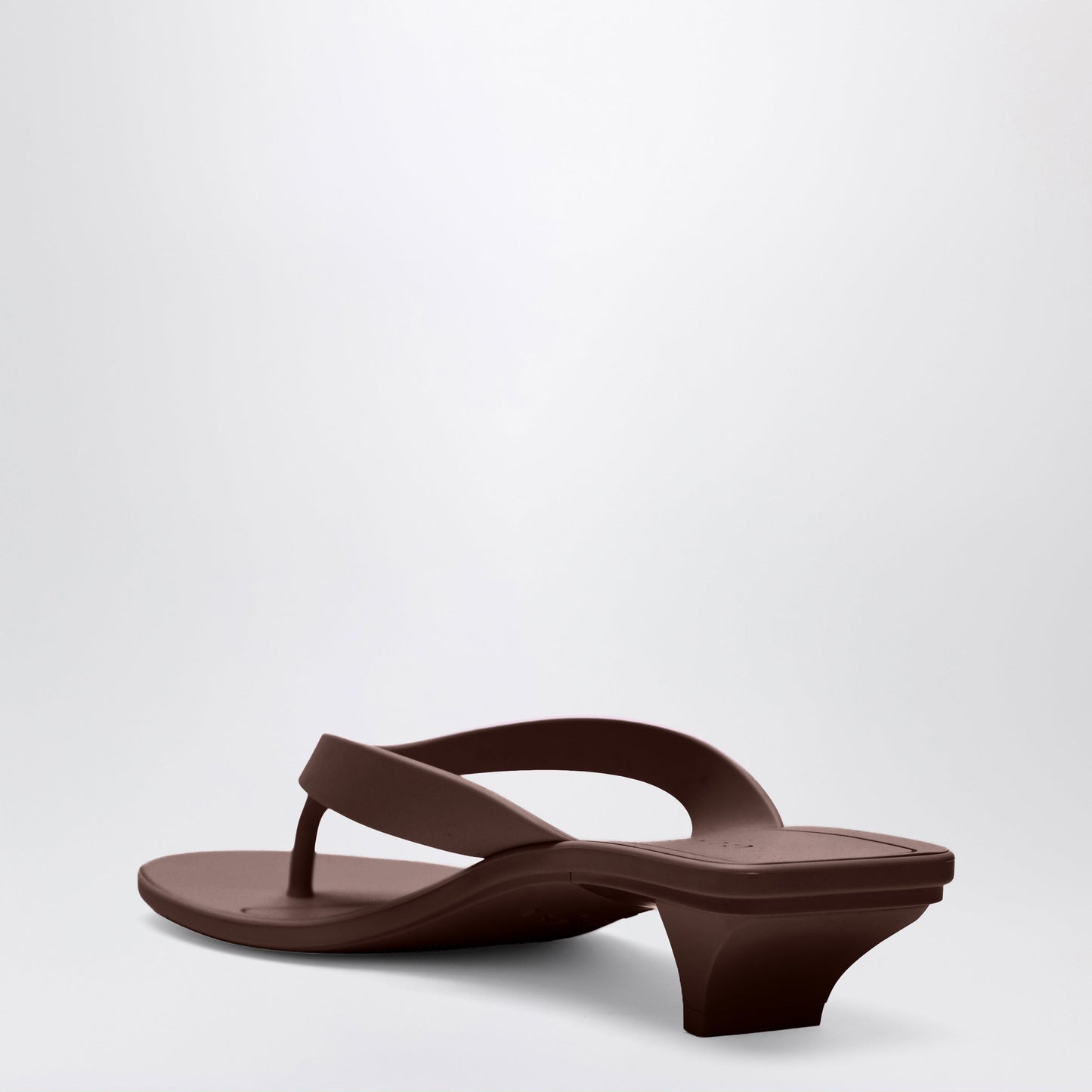 Gucci Vittoria Brown Rubber Flip-Flops Women GUCCI