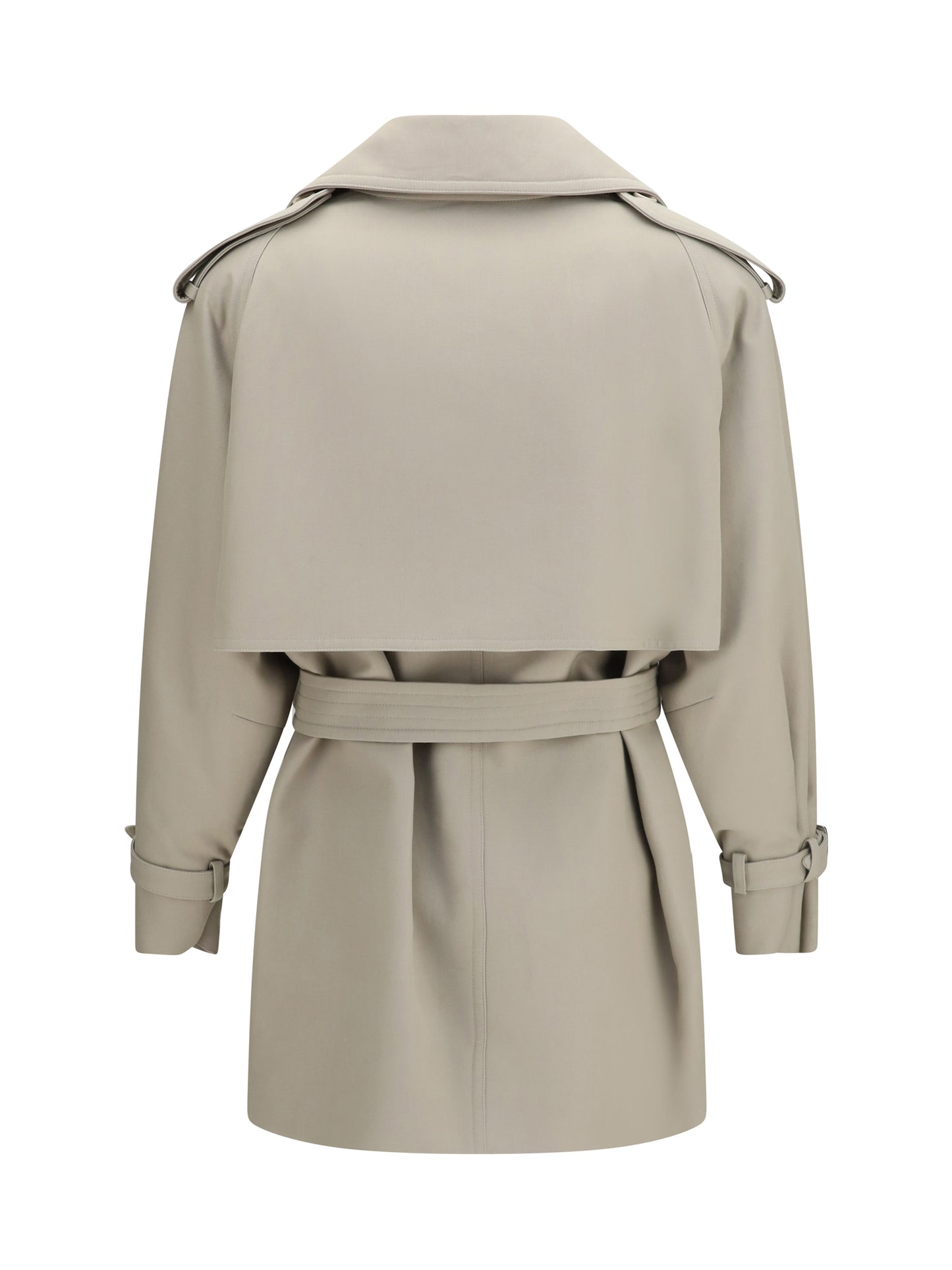 Max Mara Women Short Cotton Trench Coat MAX MARA