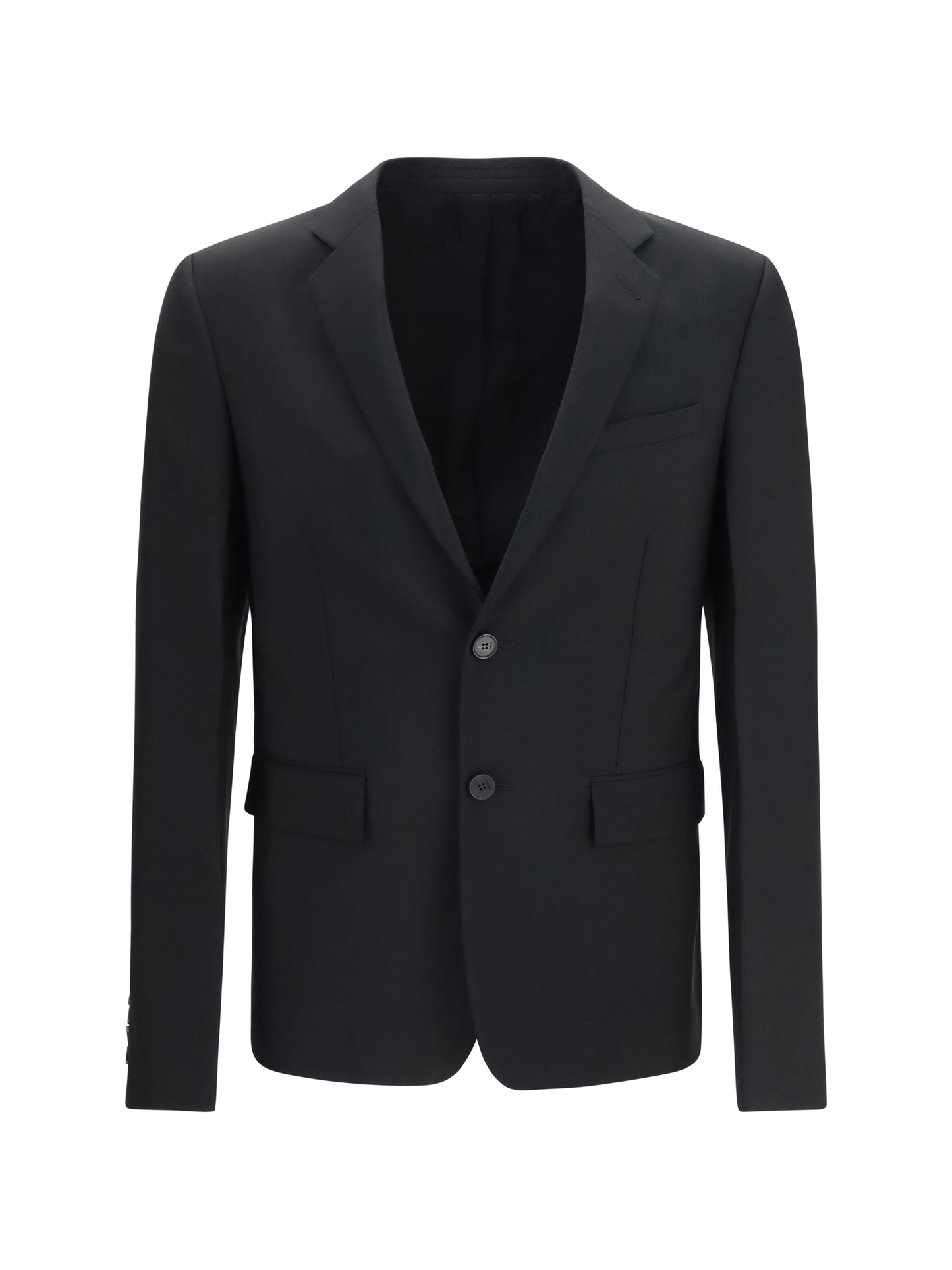 Fendi Men Single-Breasted Kid Mohair Blazer FENDI