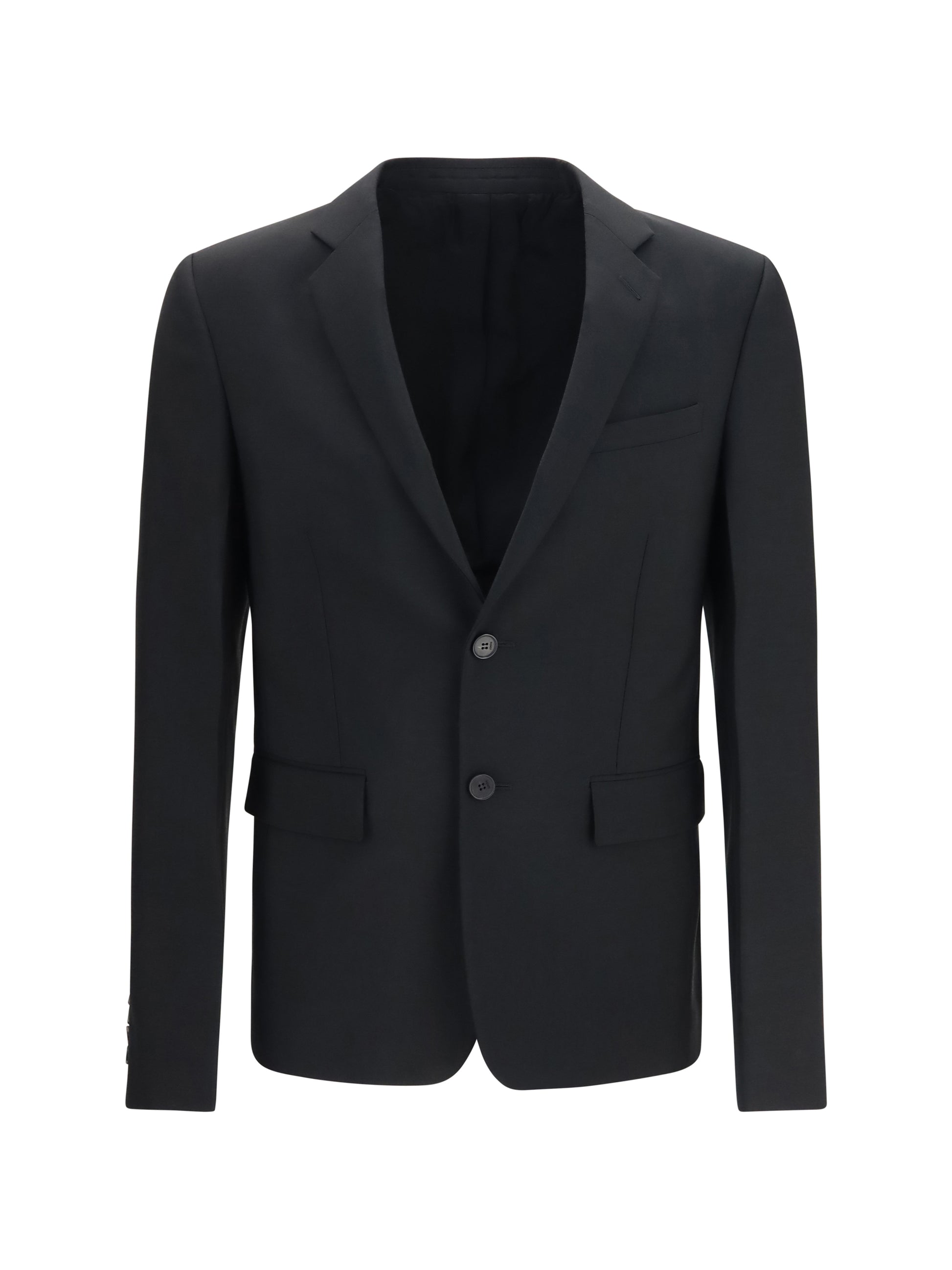 Fendi Men Single-Breasted Kid Mohair Blazer FENDI
