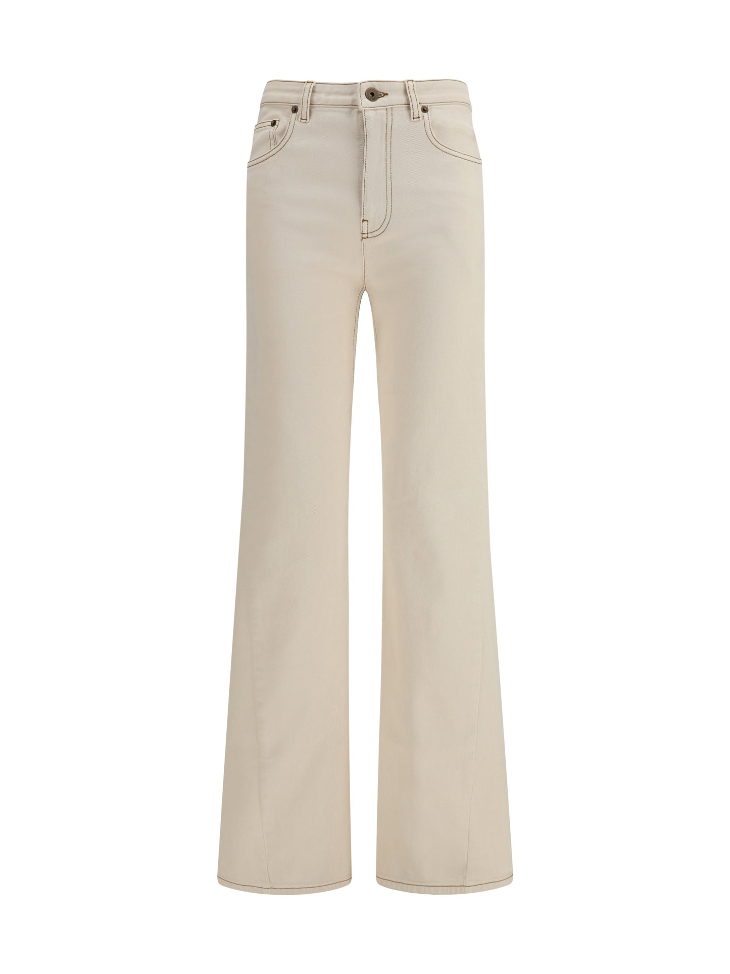 Burberry Women High-Waisted Bootcut Jeans BURBERRY